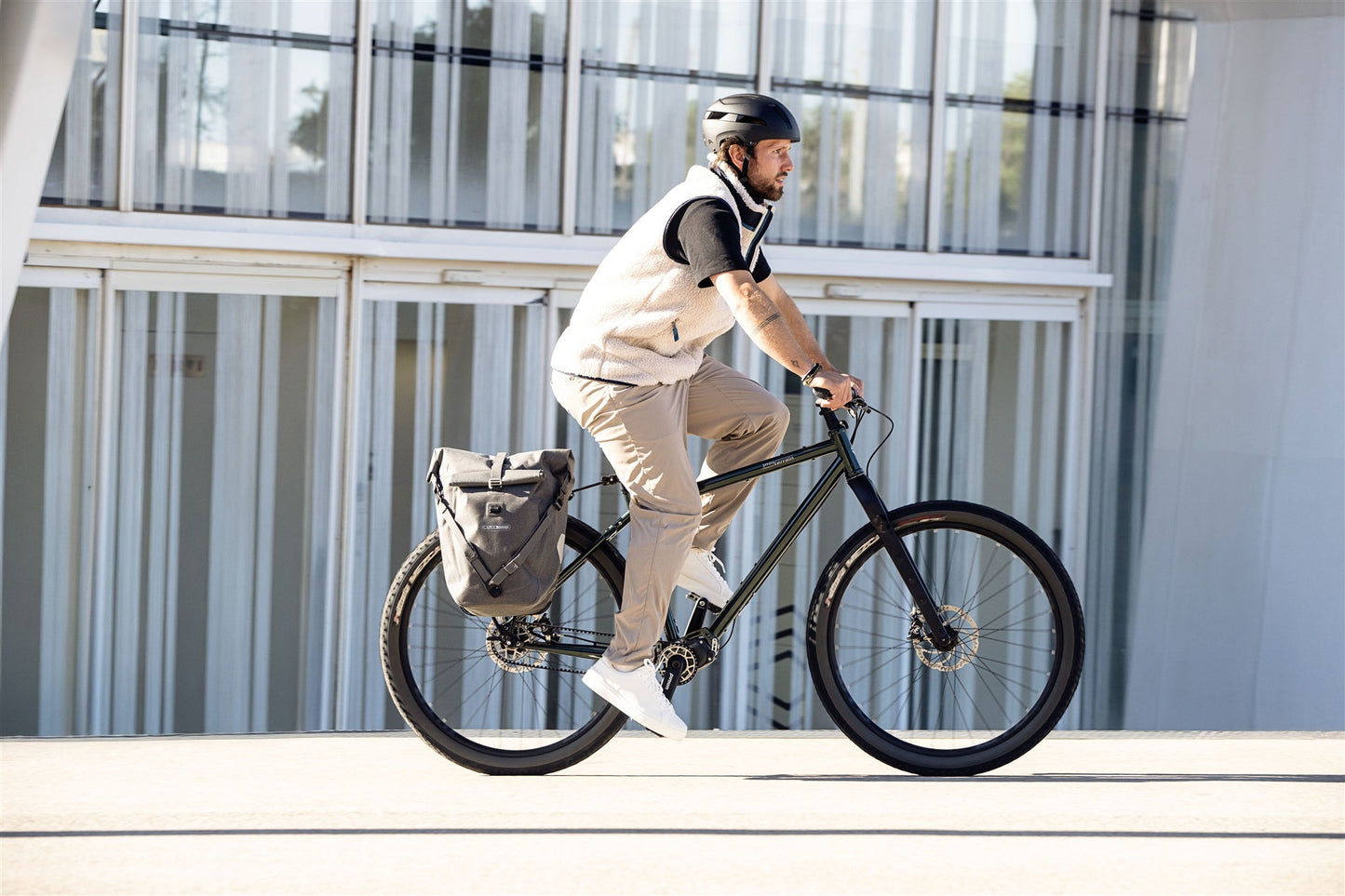 BackRoll : sacoche de porte-bagages QL2.1 roll‑top urbain