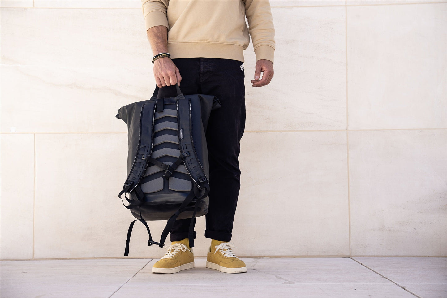 Commuter Daypack – sac à dos imperméable roll‑top urbain Atlantis green