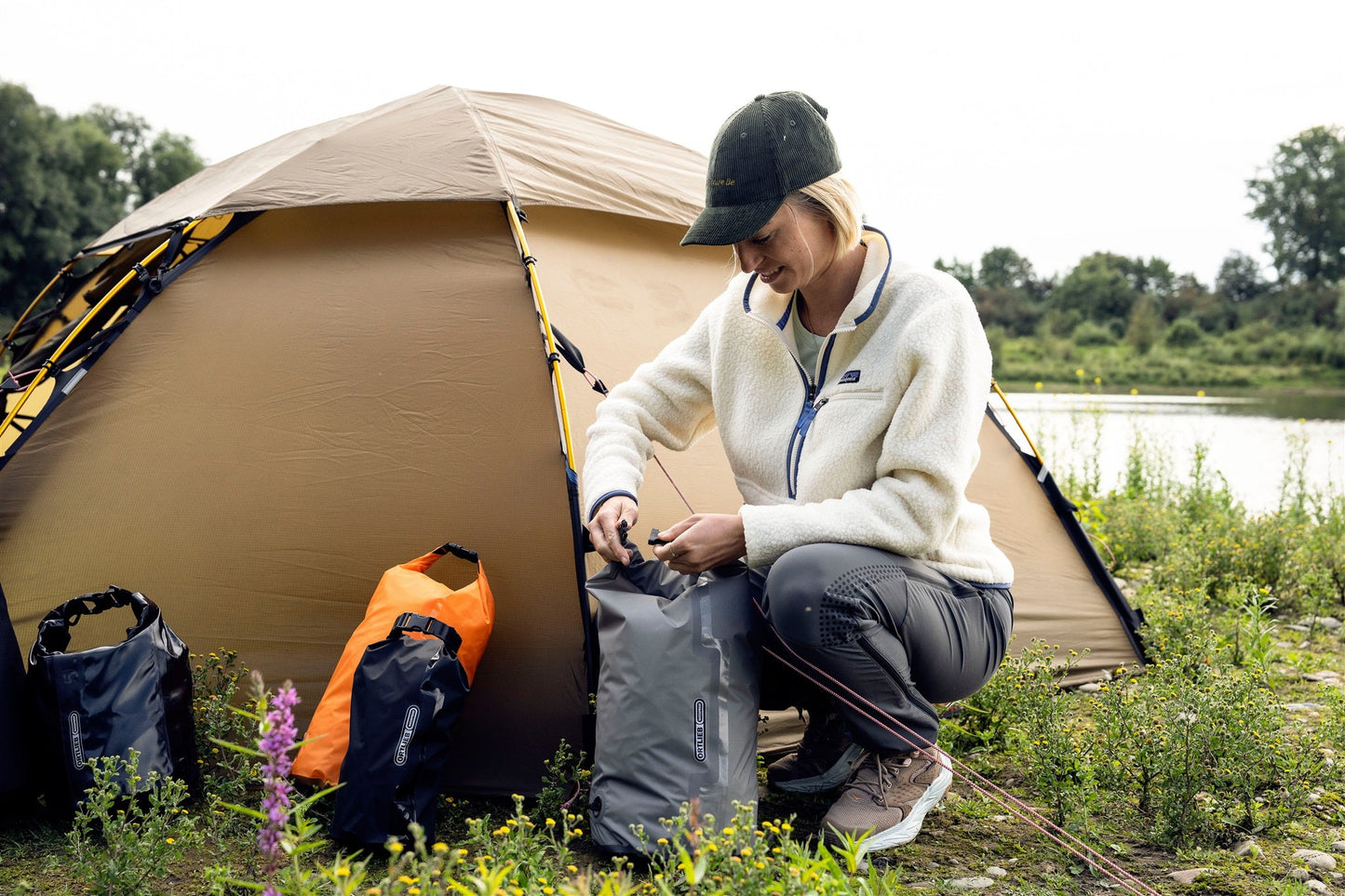 Sac étanche Dry | imperméable roll‑top Cranberry - signal red