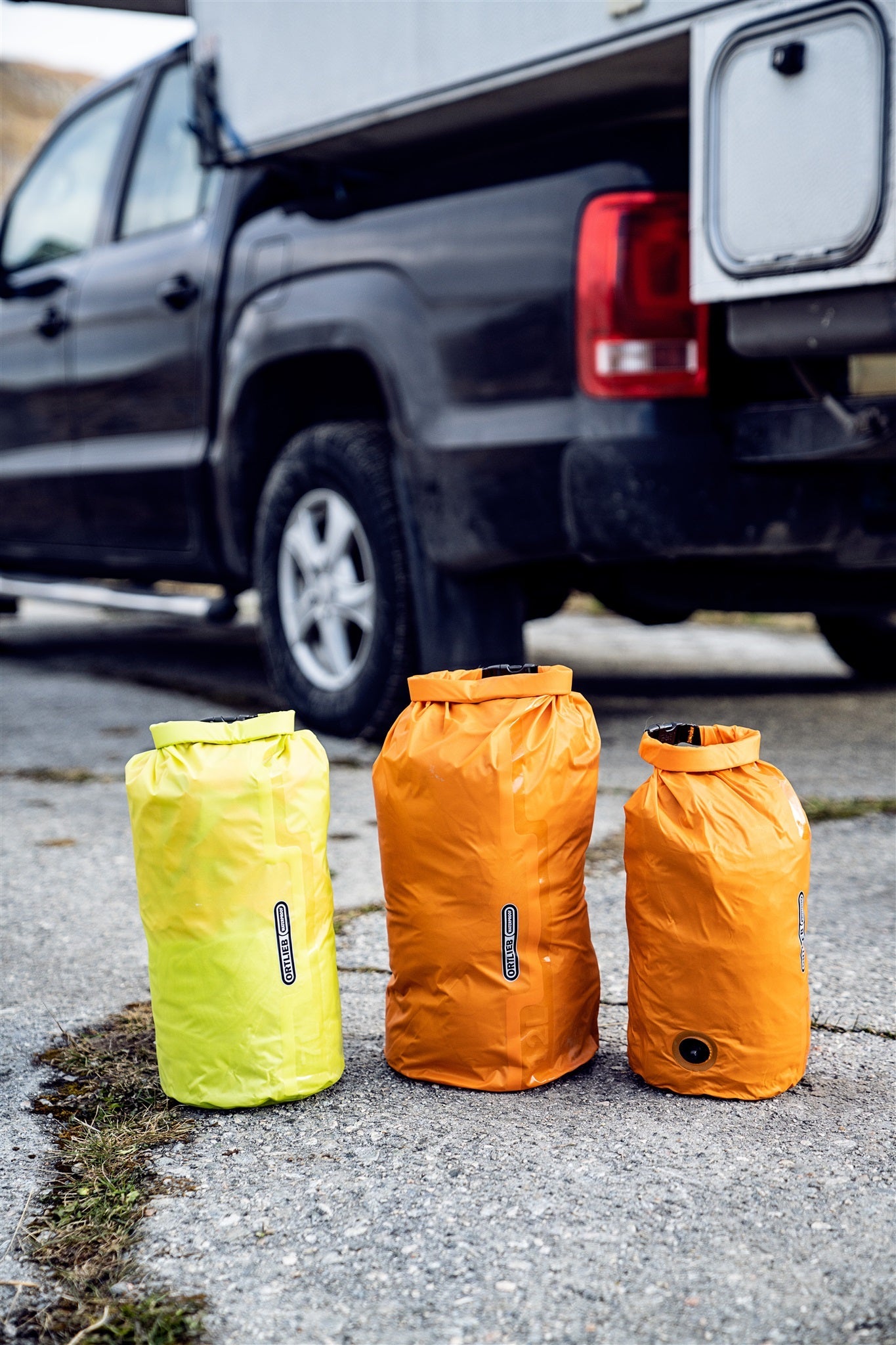 Sac étanche Orange – Dry Light imperméable roll‑top