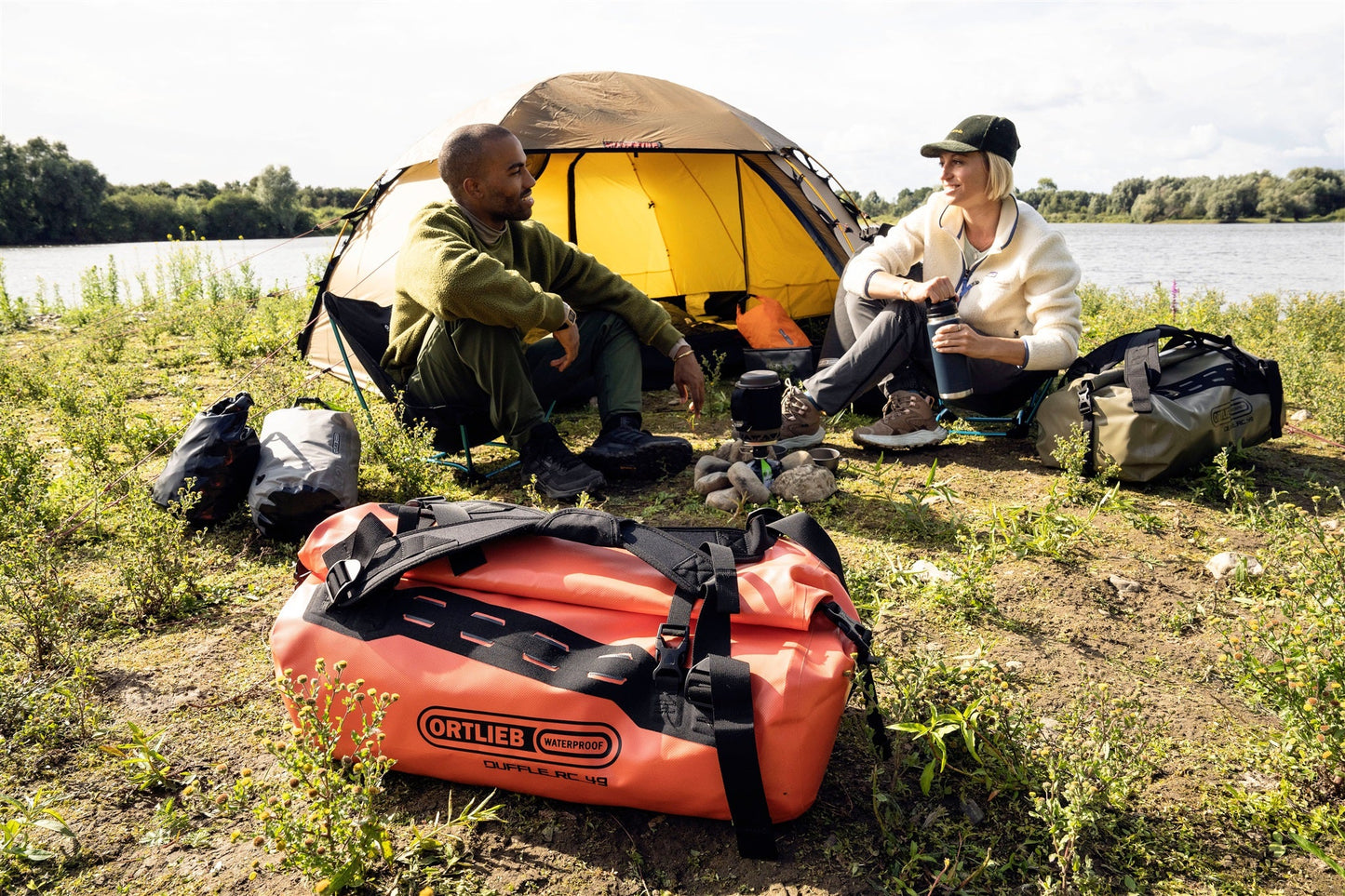 Duffle Rc sac Coral (imperméable roll‑top)