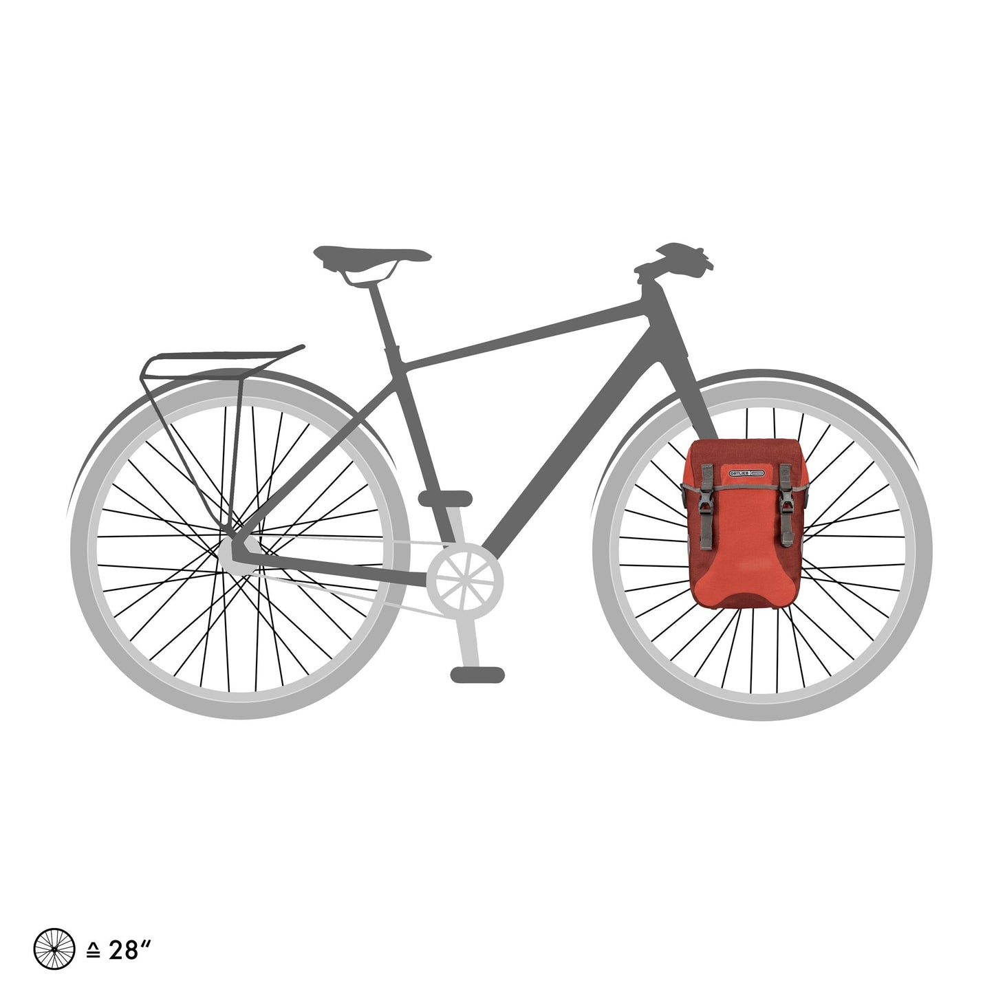 Sport Packer : sacoche de porte-bagages QL2.1 – Granite - black