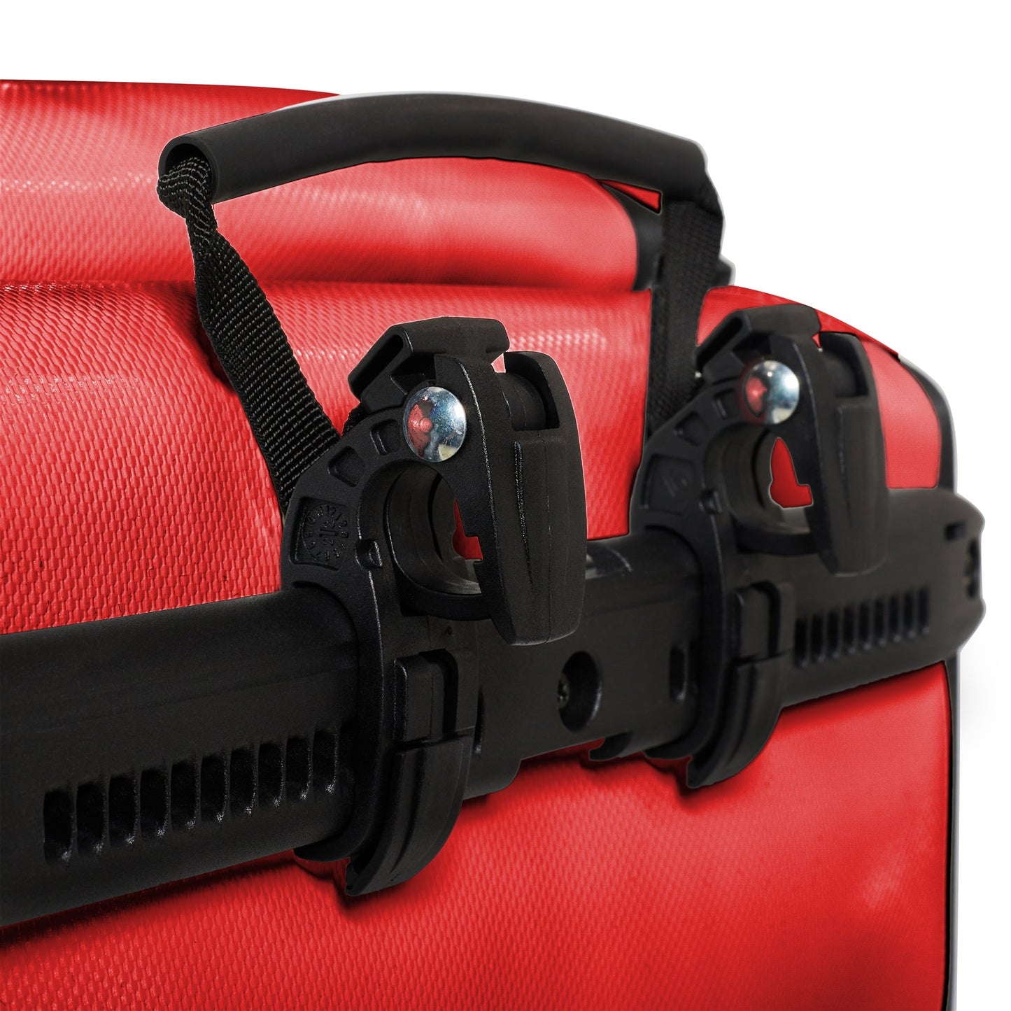 Sacoche de porte-bagages Red - black – BackRoll QL2.1 roll‑top
