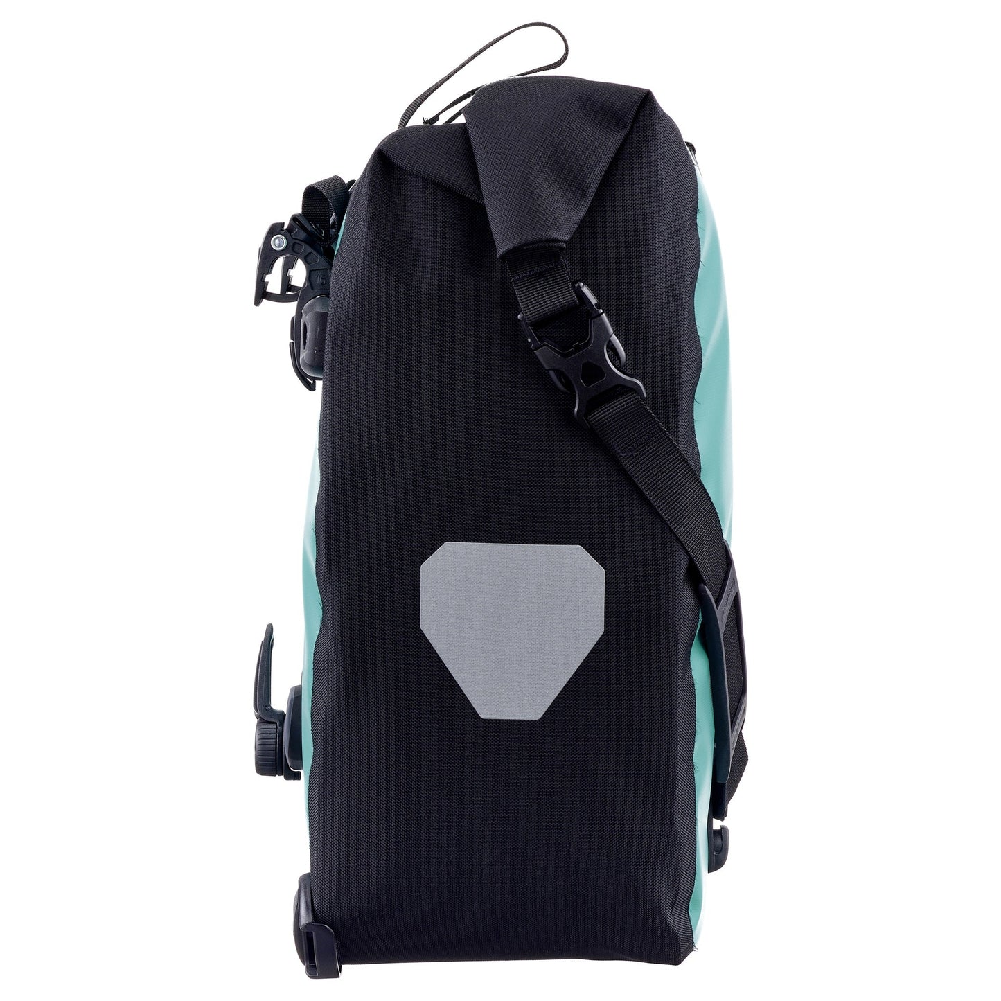 BackRoll – sacoche de porte-bagages imperméable QL2.1 roll‑top Lagoon - black