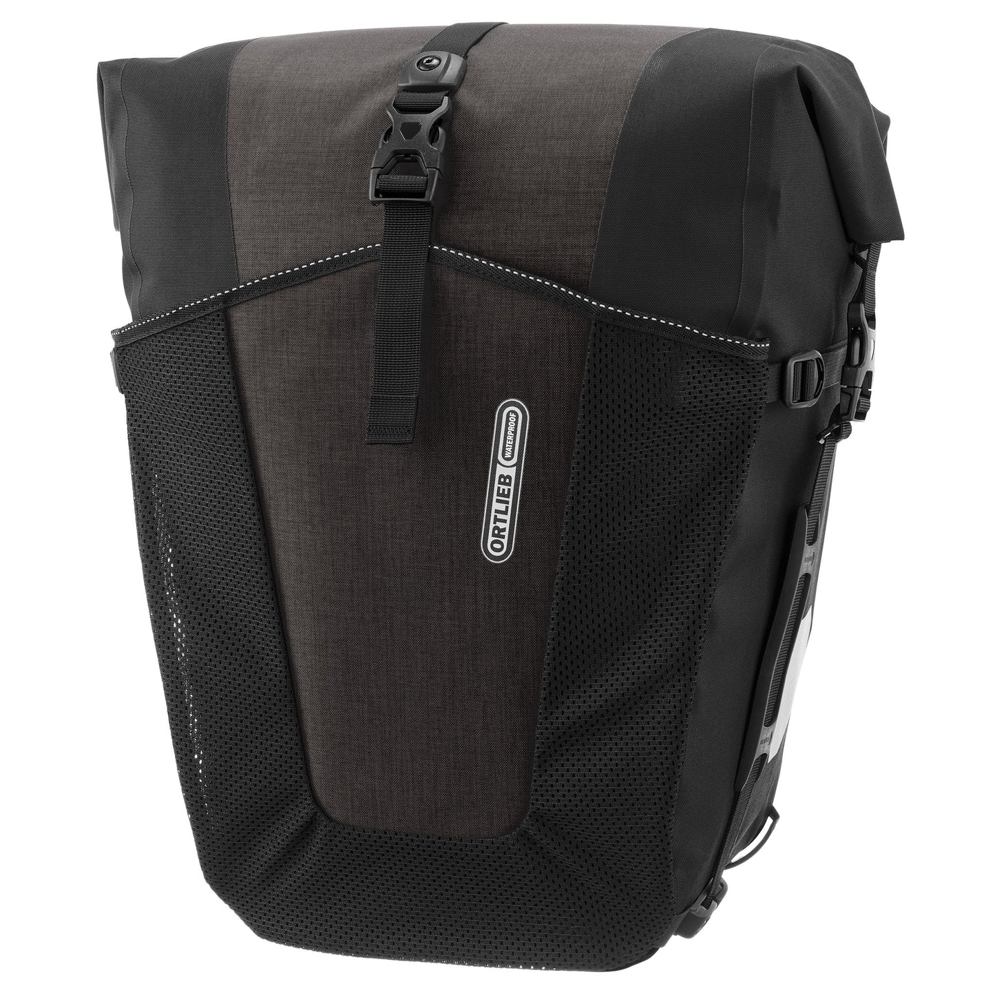 BackRoll : sacoche de porte-bagages QL2.1 roll‑top – Granite - black