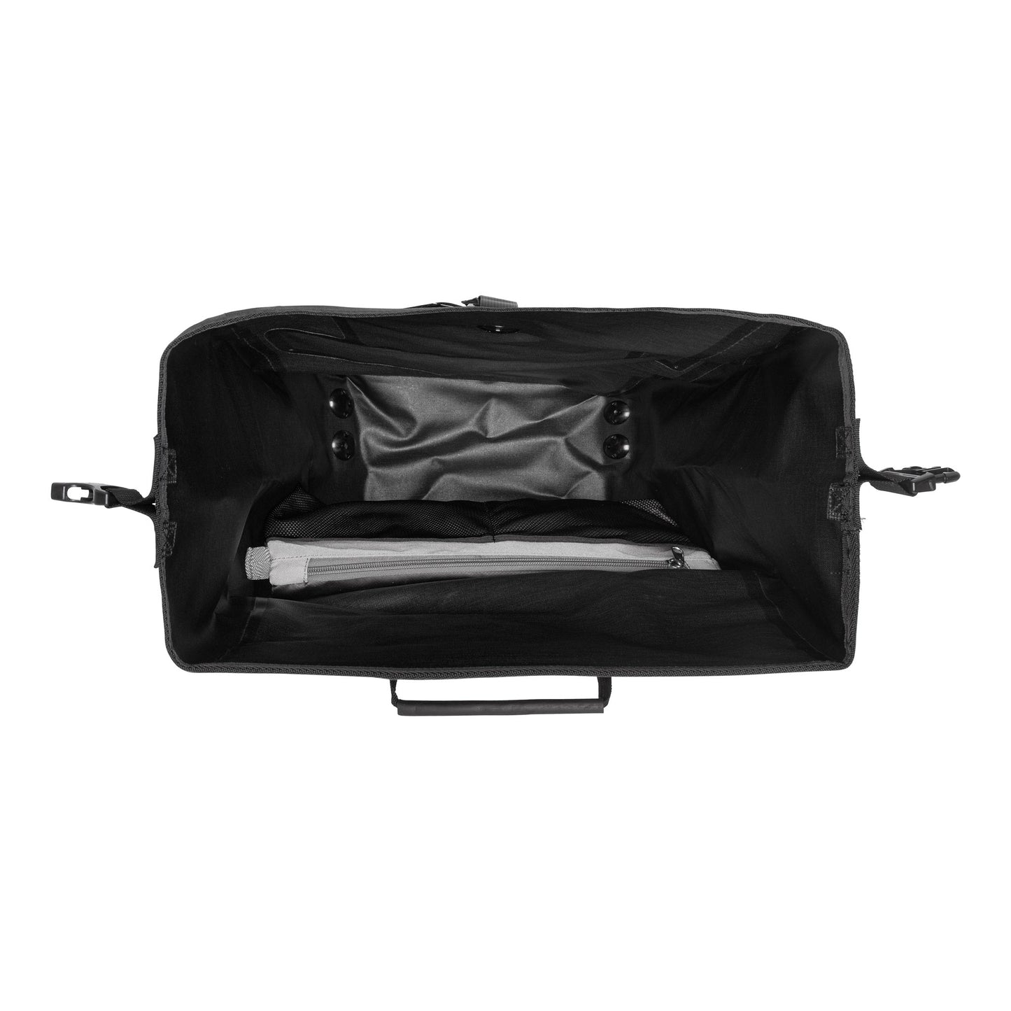 BackRoll : sacoche de porte-bagages QL2.1 roll‑top – Granite - black