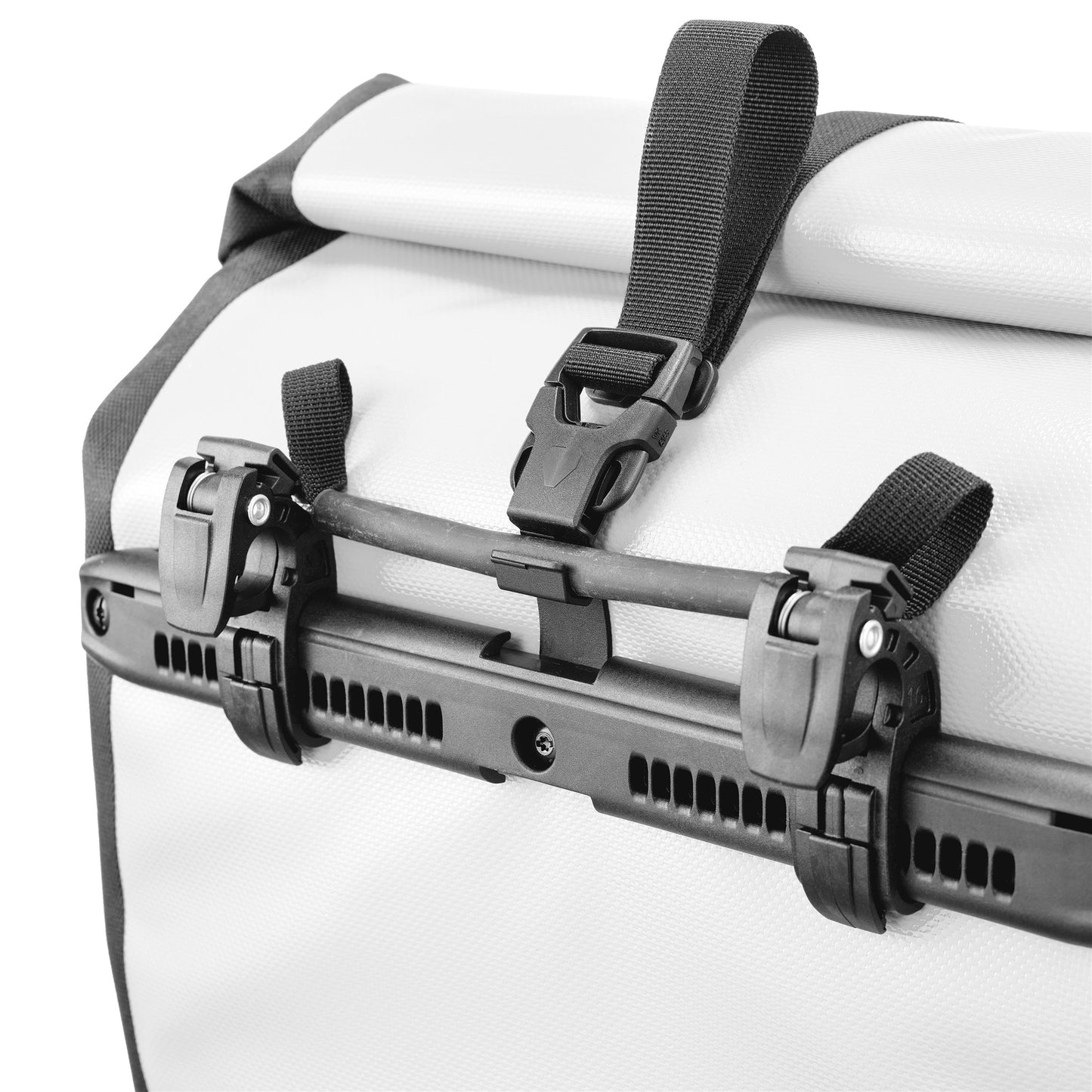 Sacoche de porte-bagages BackRoll | imperméable QL2.1 roll‑top Asphalt - black