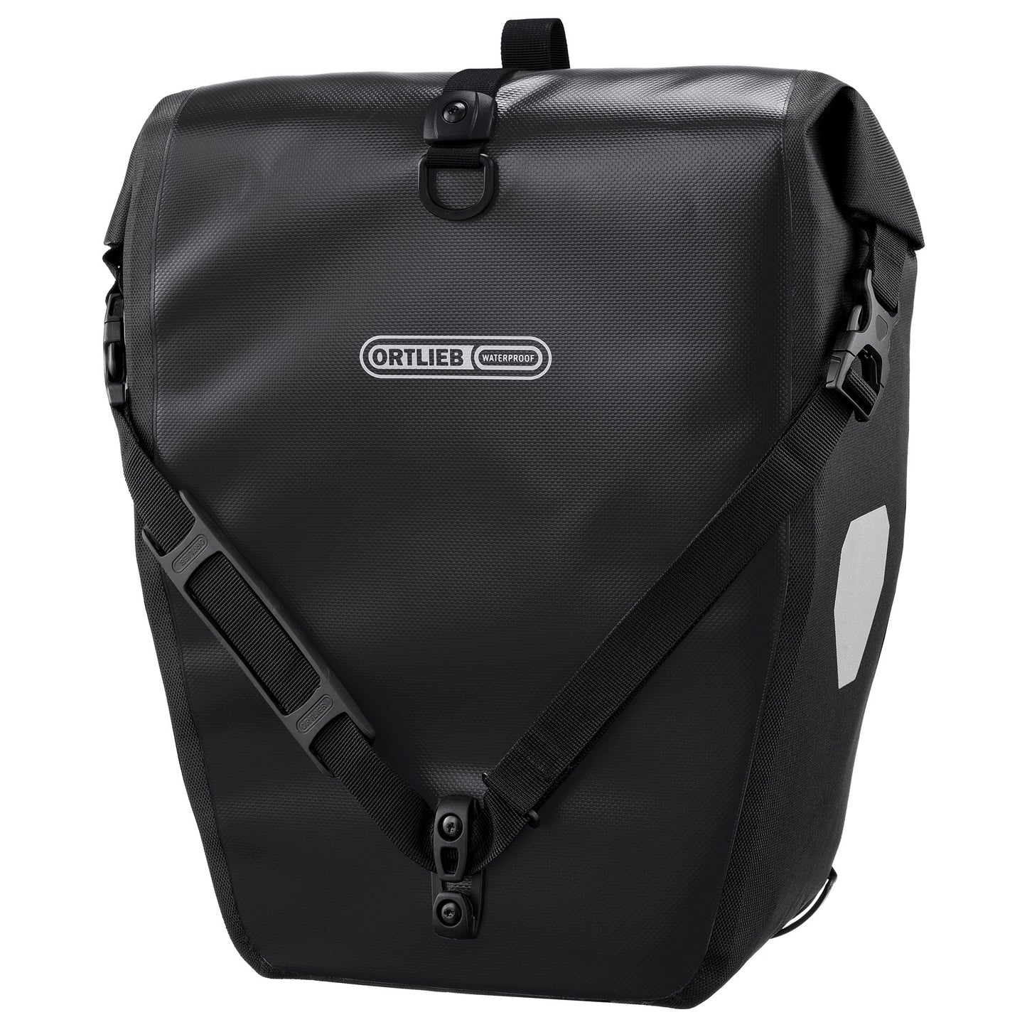 Sacoche de porte-bagages BackRoll | imperméable QL2.1 roll‑top Asphalt - black