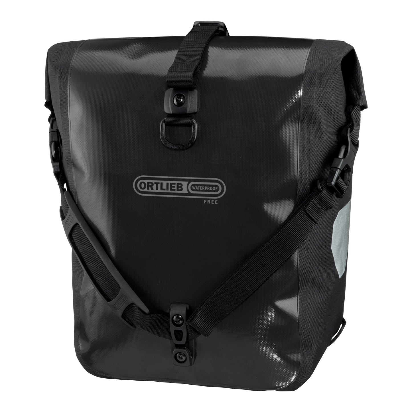 Sacoche de porte-bagages SportRoll | imperméable QL2.1 roll‑top Noir