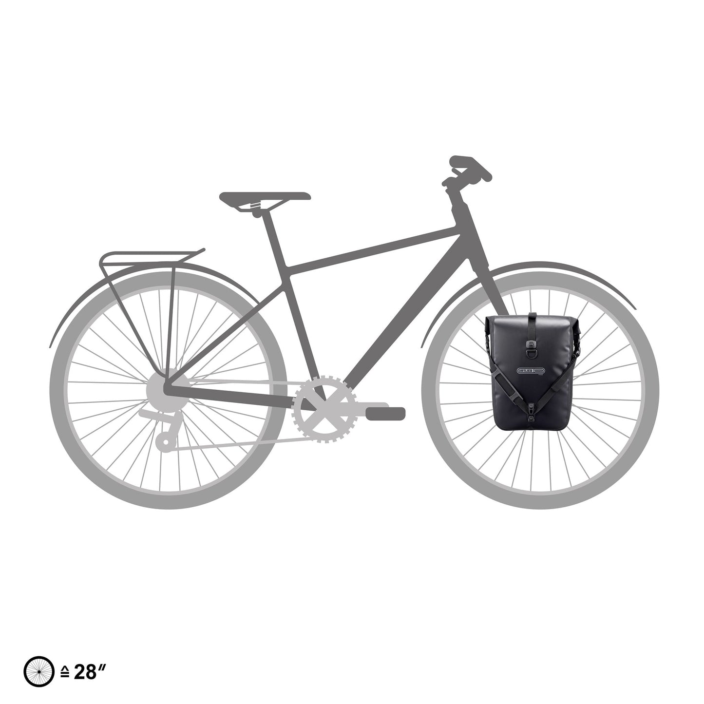 Sacoche de porte-bagages SportRoll | QL3.1 roll‑top