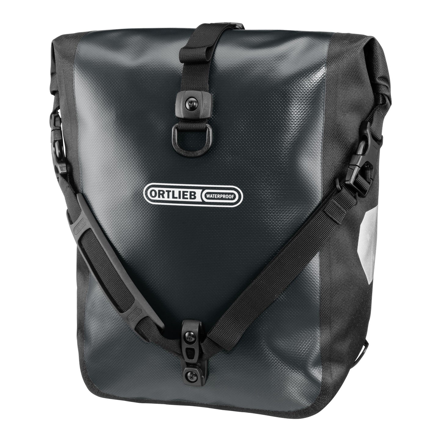 SportRoll : sacoche de porte-bagages QL2.1 roll‑top – Noir