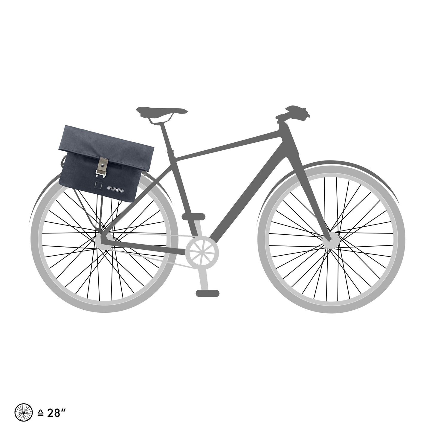 Sacoche de porte-bagages Ink – Twin Urban QL2.1 urbain