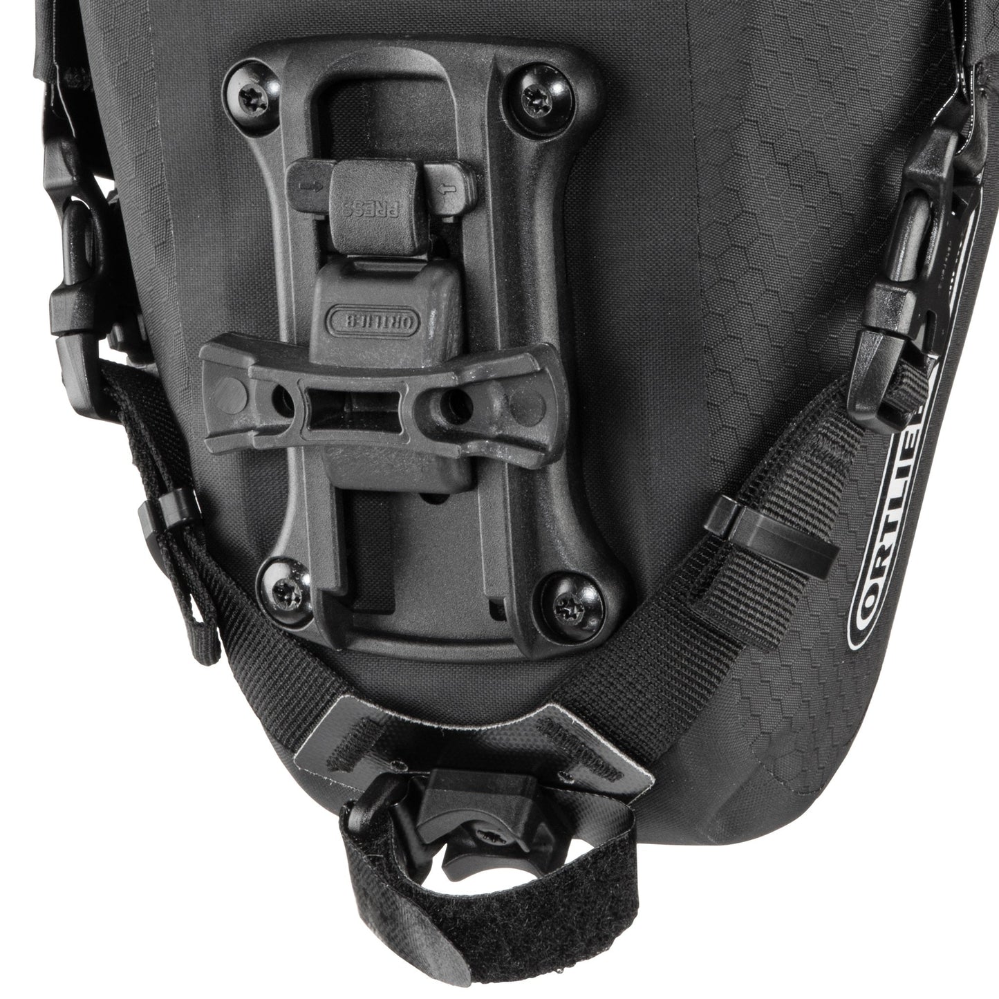 Sac de selle Saddle | imperméable roll‑top Black matt