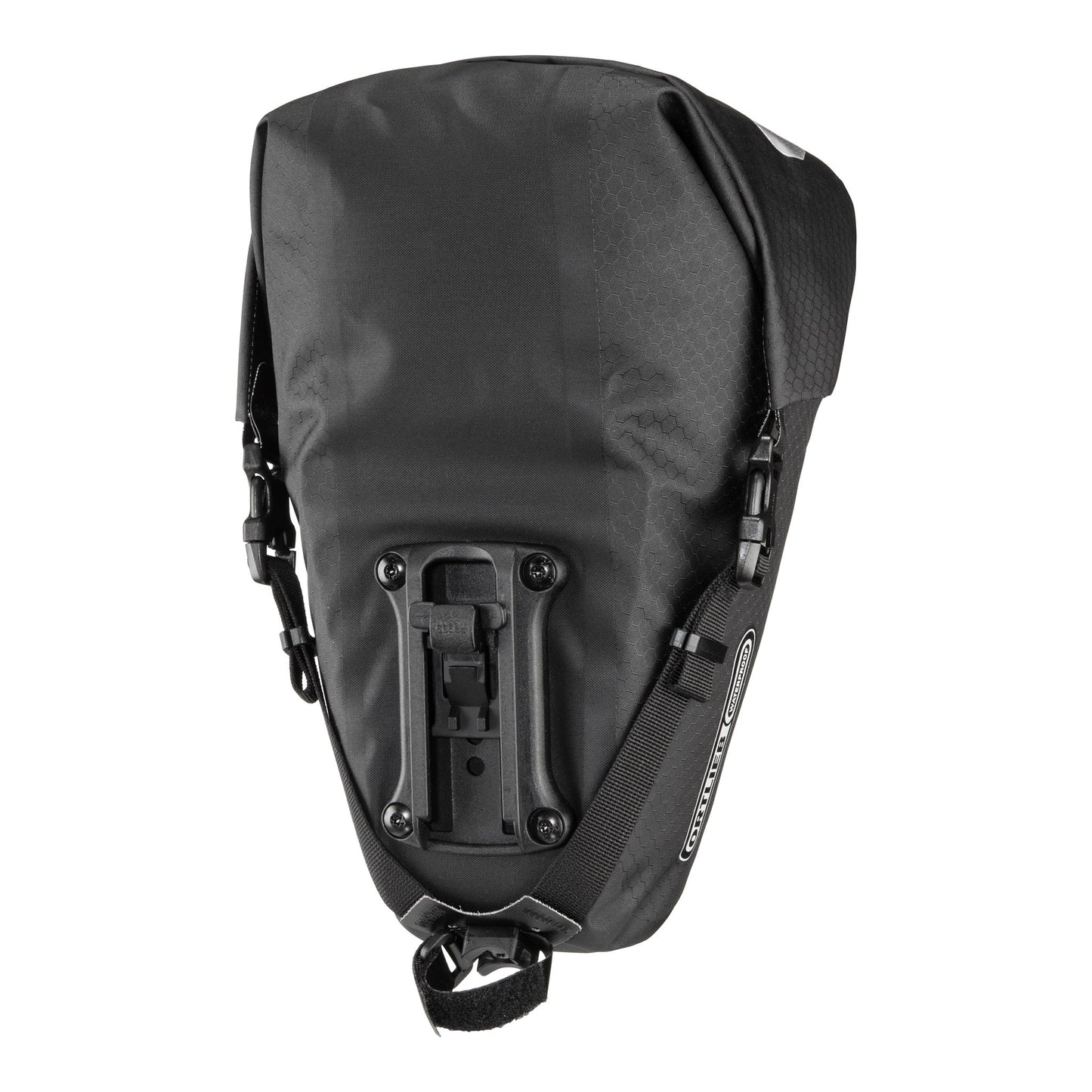 Sac de selle Saddle | imperméable roll‑top Black matt