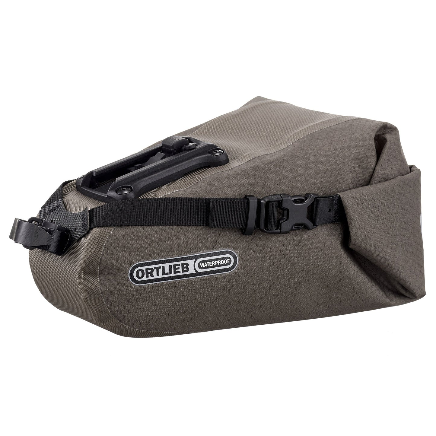 Sac de selle Saddle | imperméable roll‑top Black matt