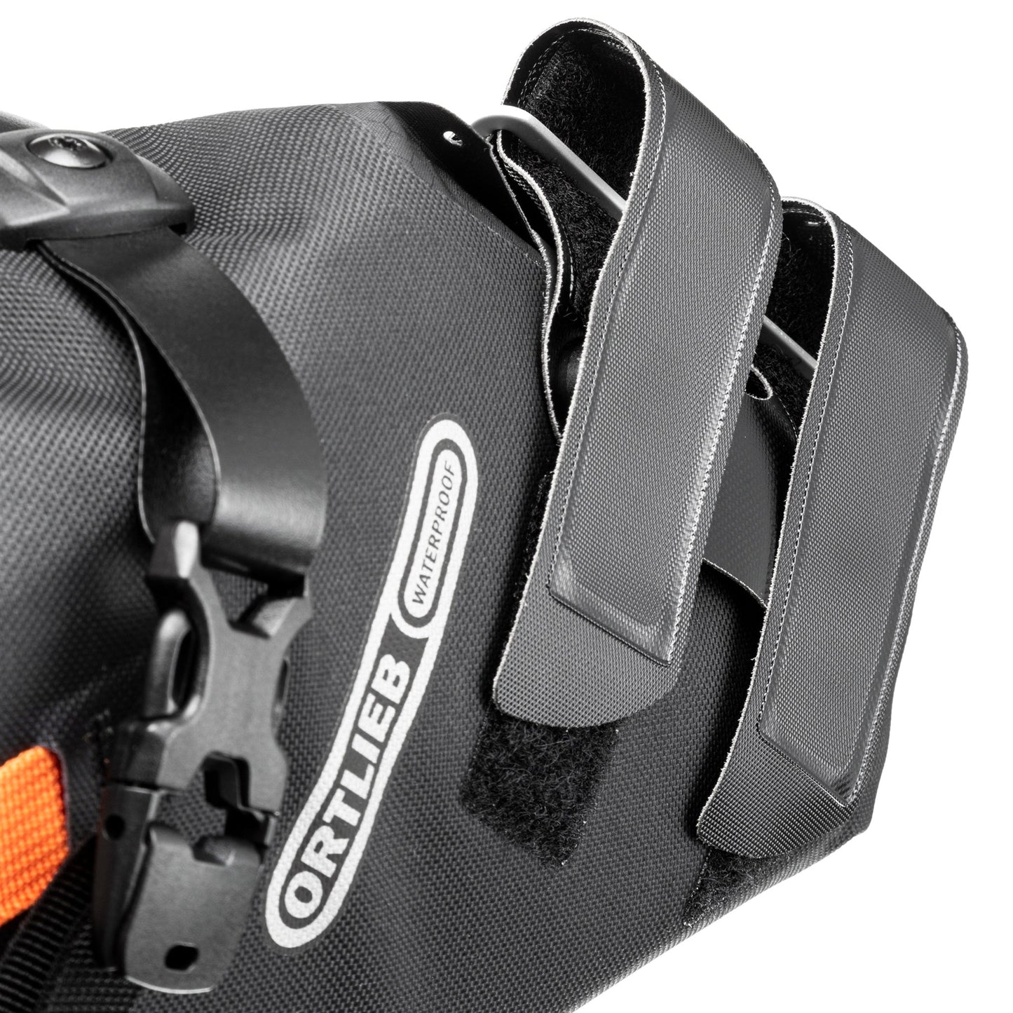 SeatPack : sac de selle imperméable roll‑top – Black matt