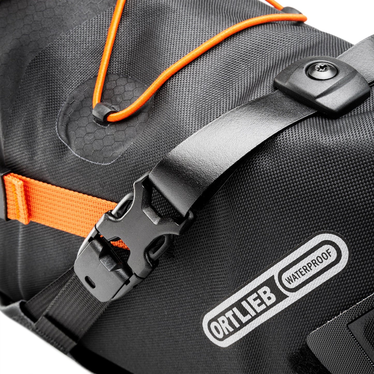SeatPack : sac de selle imperméable roll‑top – Black matt