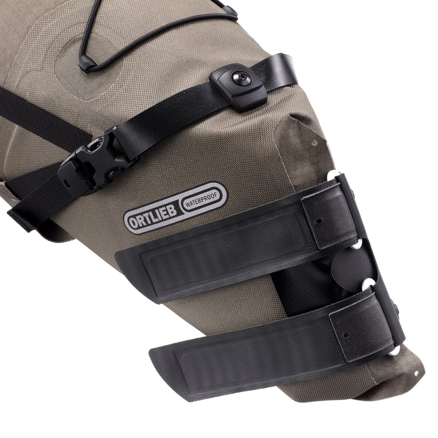 SeatPack : sac de selle imperméable roll‑top – Black matt
