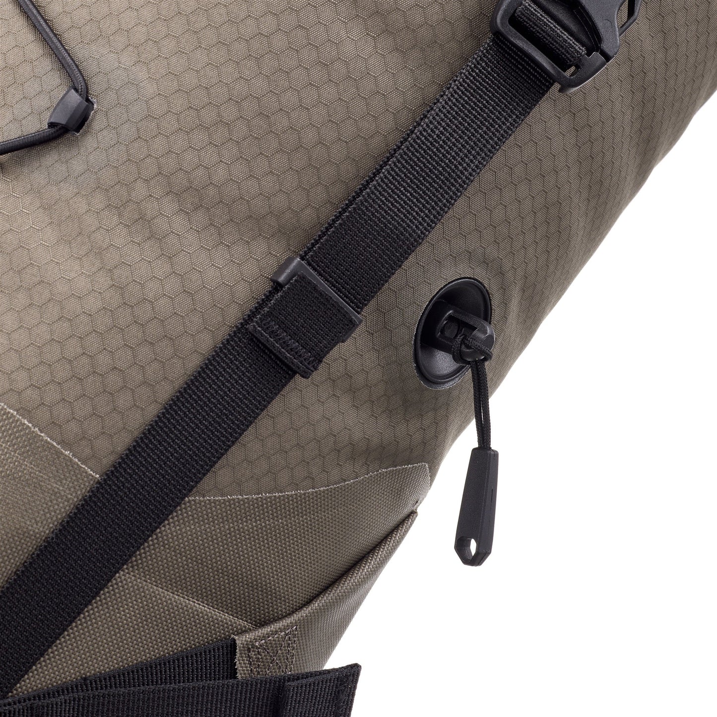 SeatPack : sac de selle imperméable roll‑top – Black matt