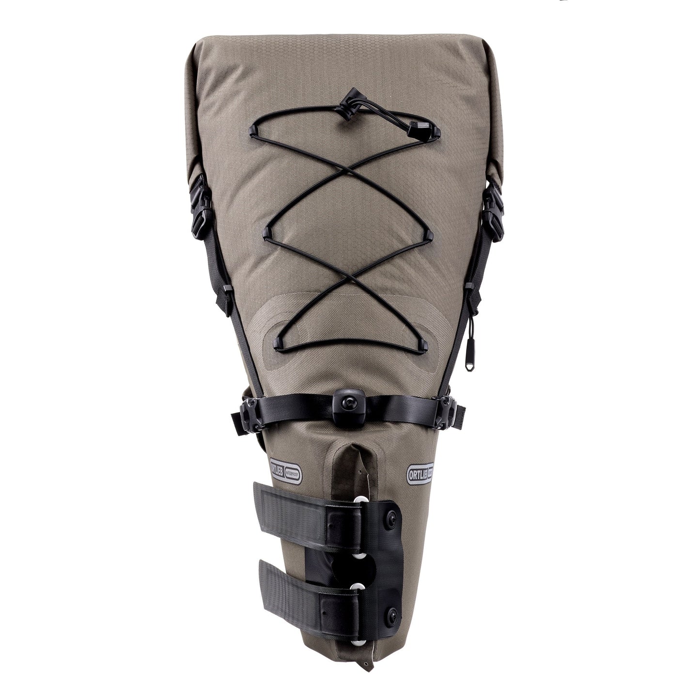 SeatPack : sac de selle imperméable roll‑top – Black matt