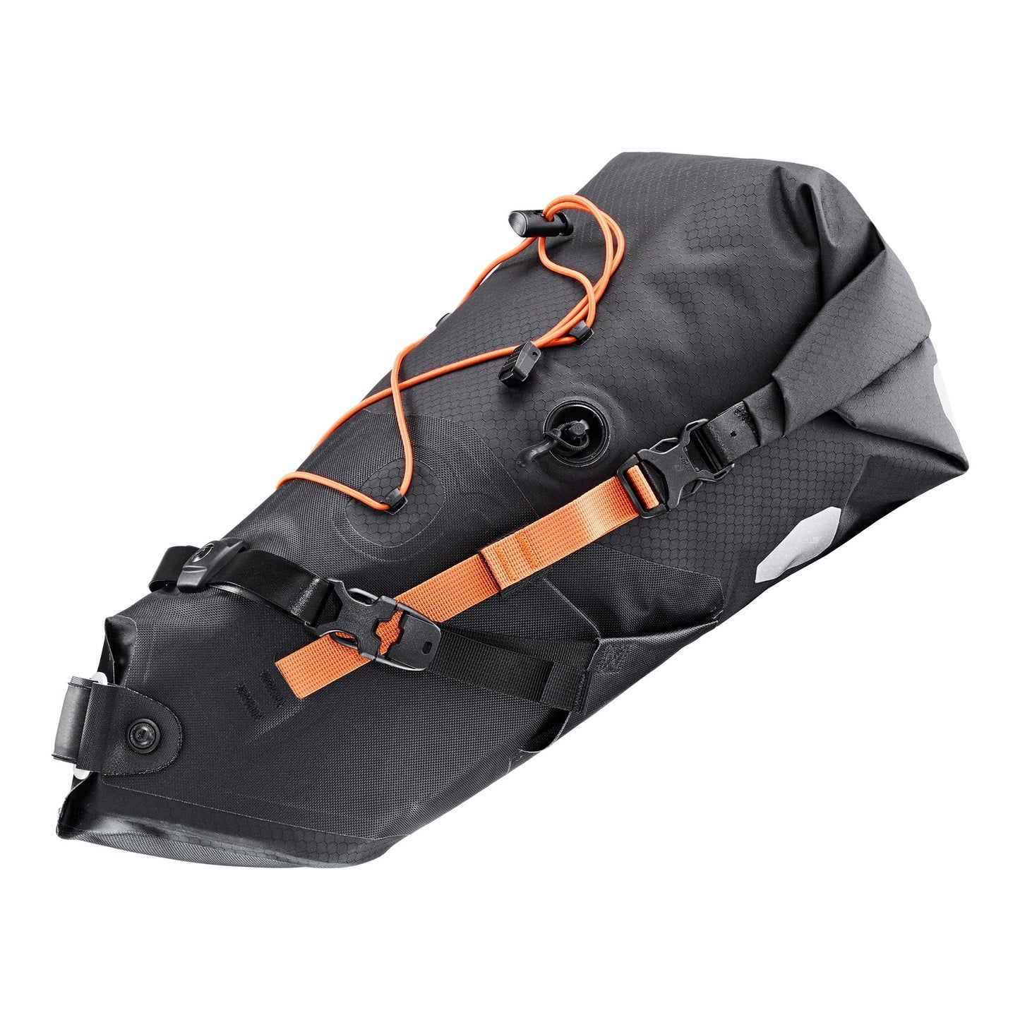SeatPack : sac de selle imperméable roll‑top – Black matt