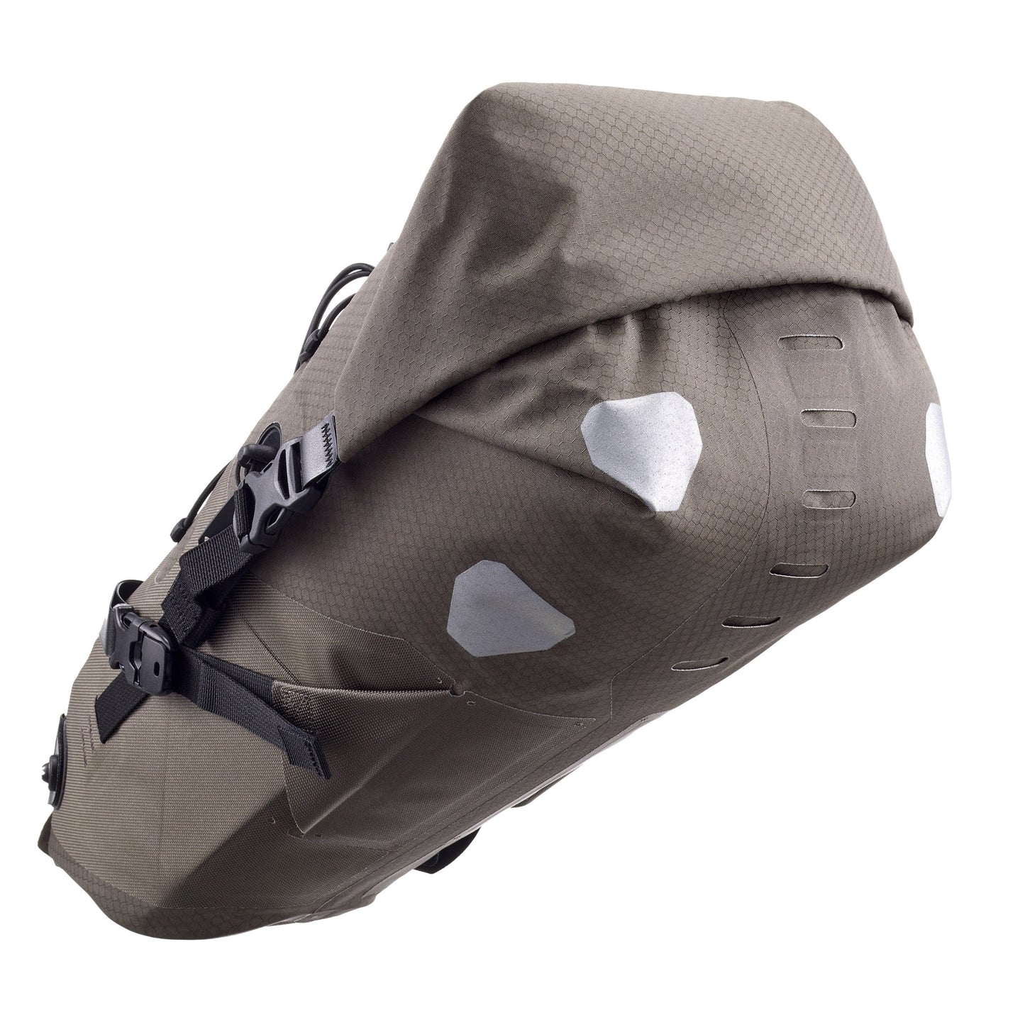 SeatPack : sac de selle imperméable roll‑top – Black matt