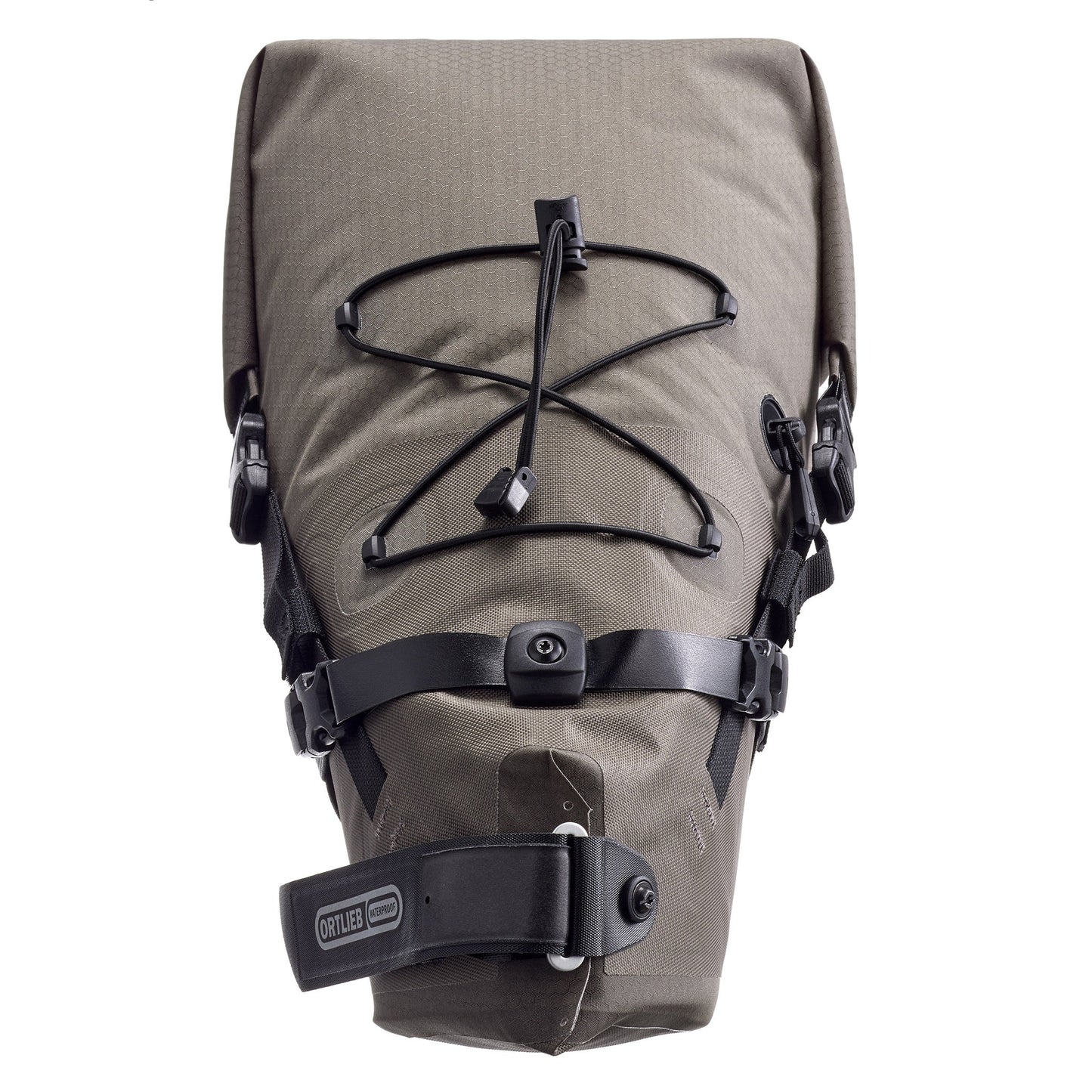 SeatPack : sac de selle imperméable roll‑top – Black matt