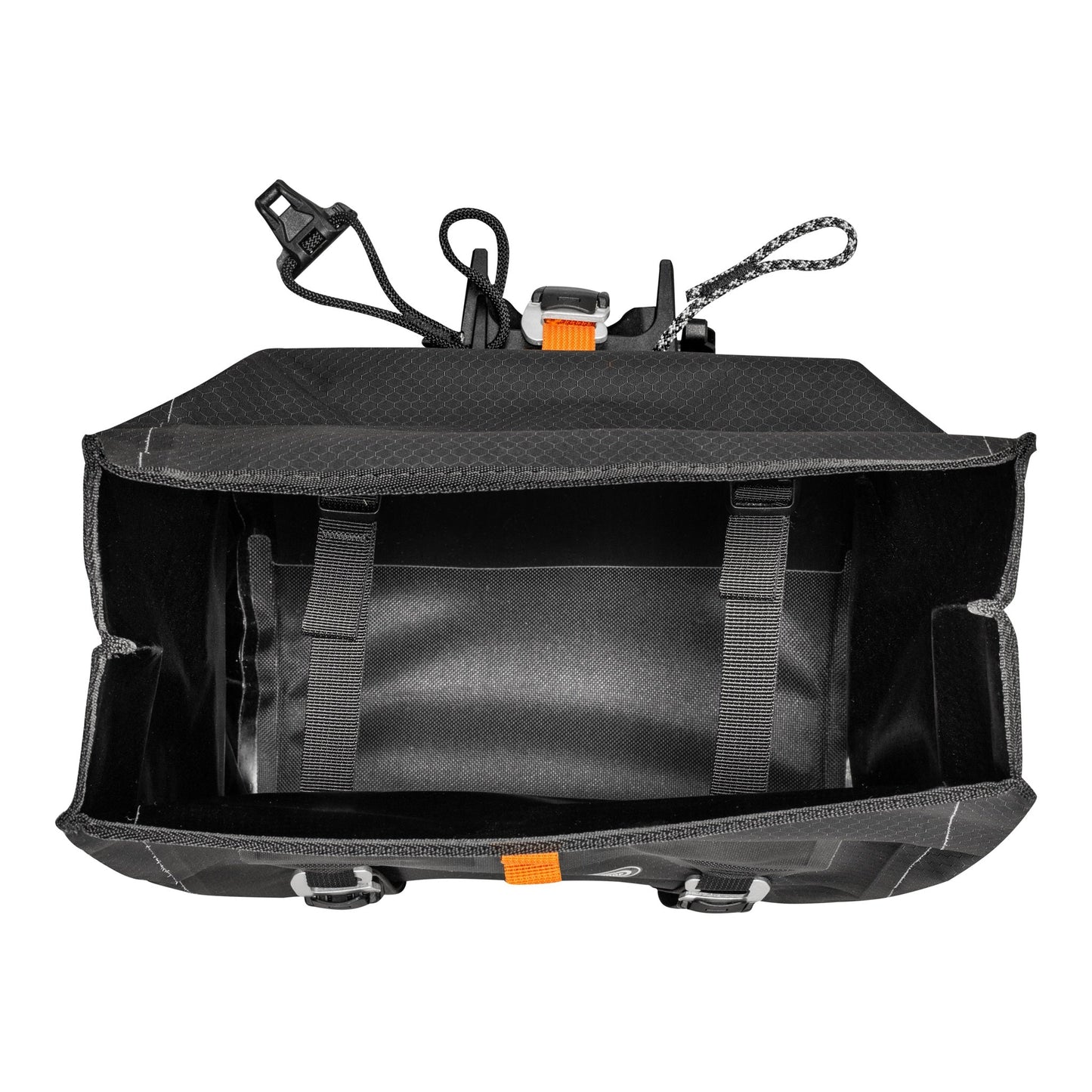 Sacoche de guidon Handlebar Qr | imperméable roll‑top Black matt