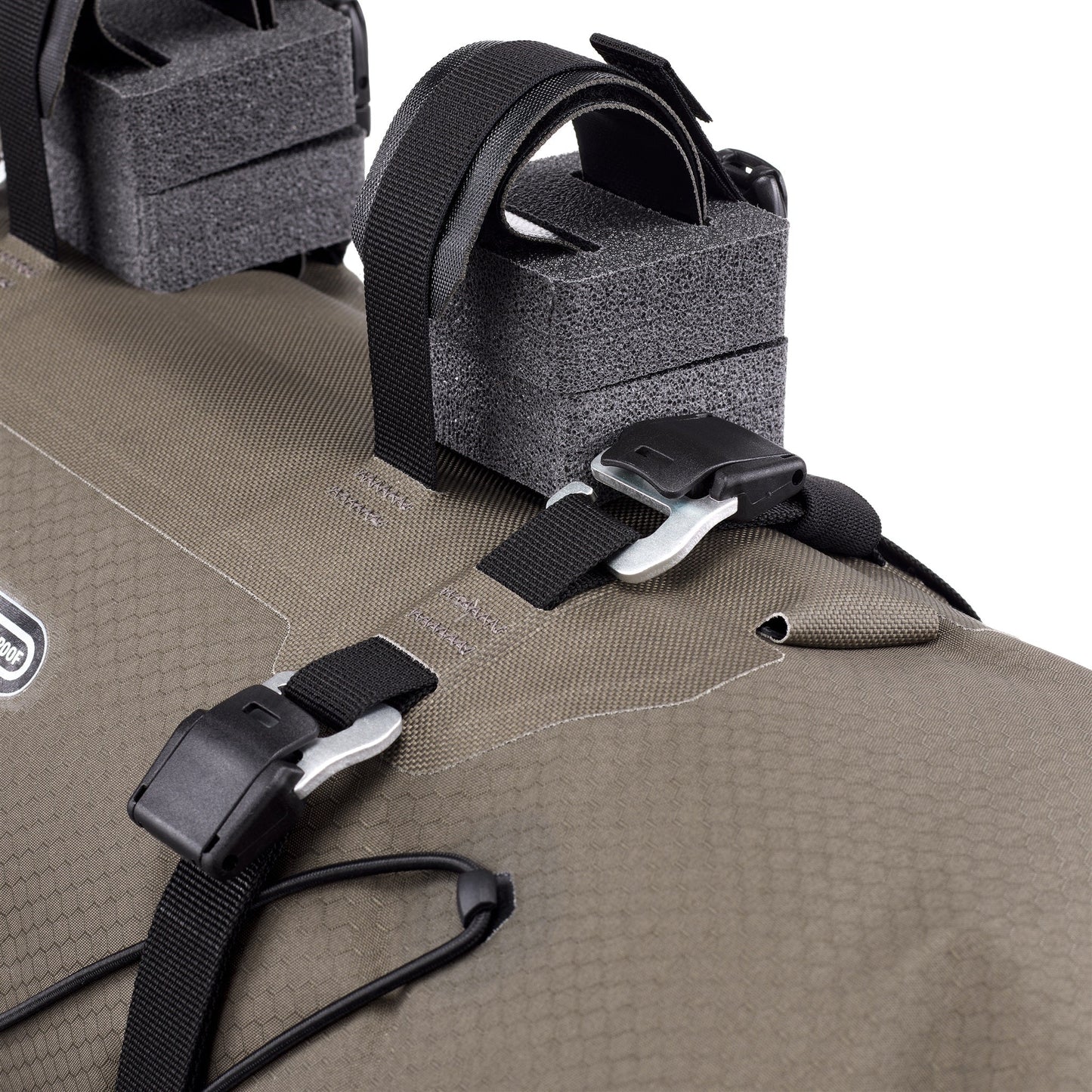 Handlebar : sacoche de guidon imperméable roll‑top – Sable foncé