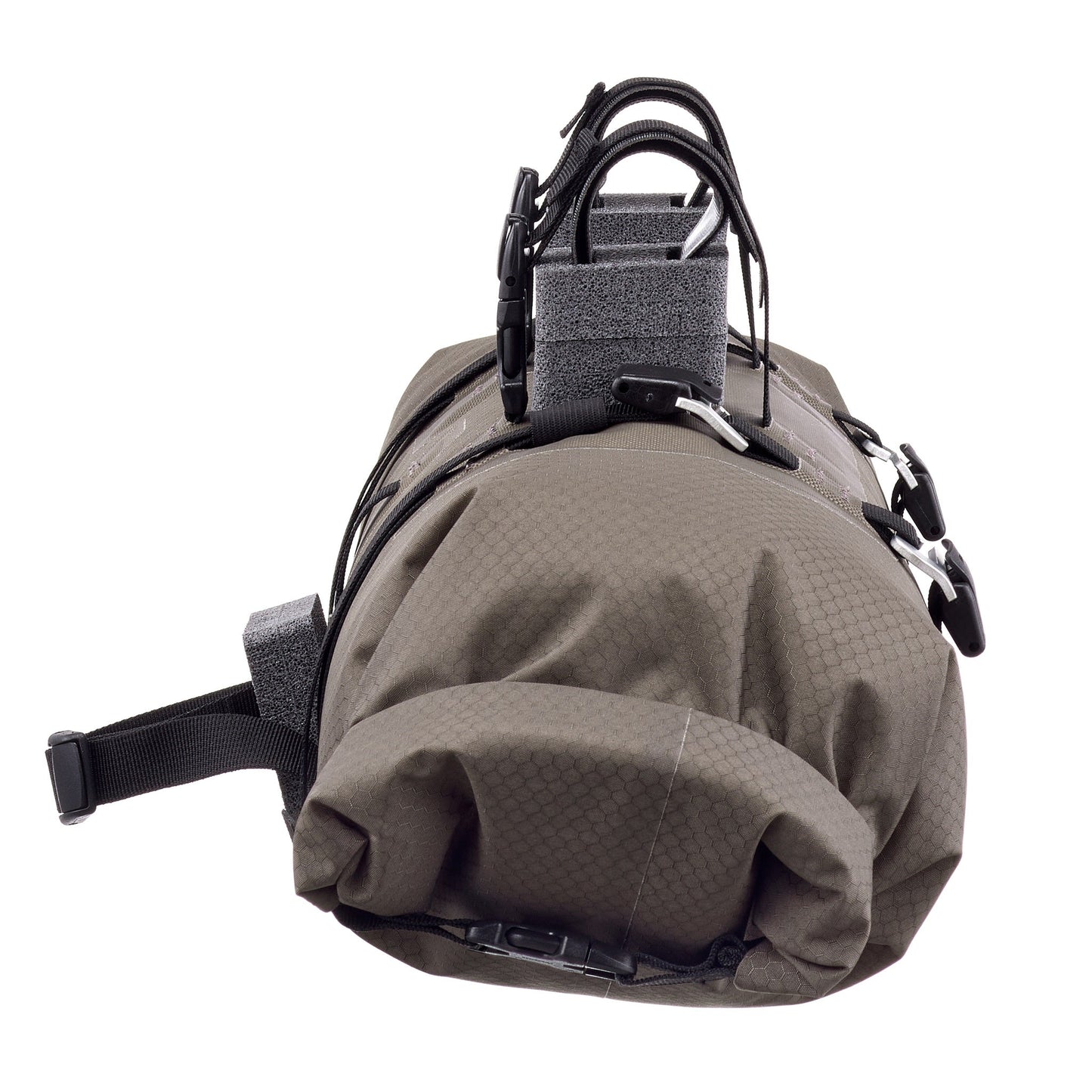 Handlebar : sacoche de guidon imperméable roll‑top – Sable foncé