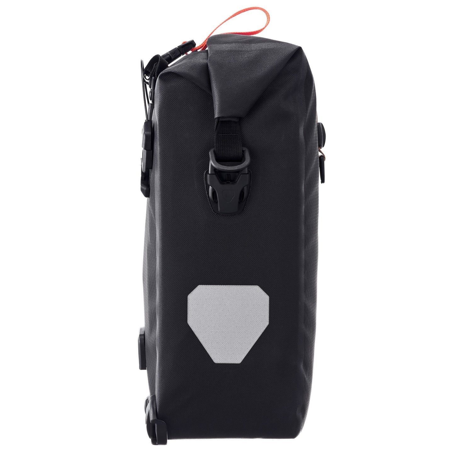 Sacoche de porte-bagages Black matt – Gravel Single imperméable QL3.1 roll‑top