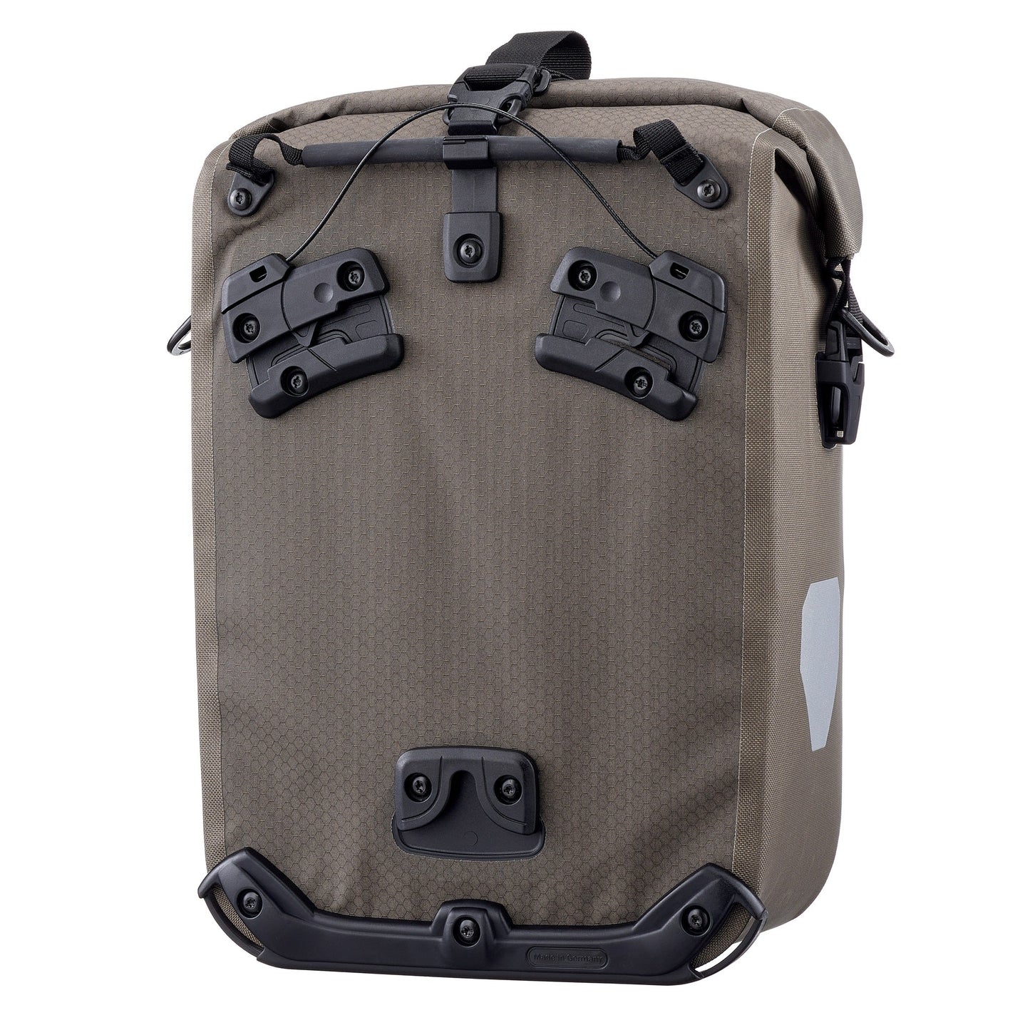 Sacoche de porte-bagages Black matt – Gravel Single imperméable QL3.1 roll‑top
