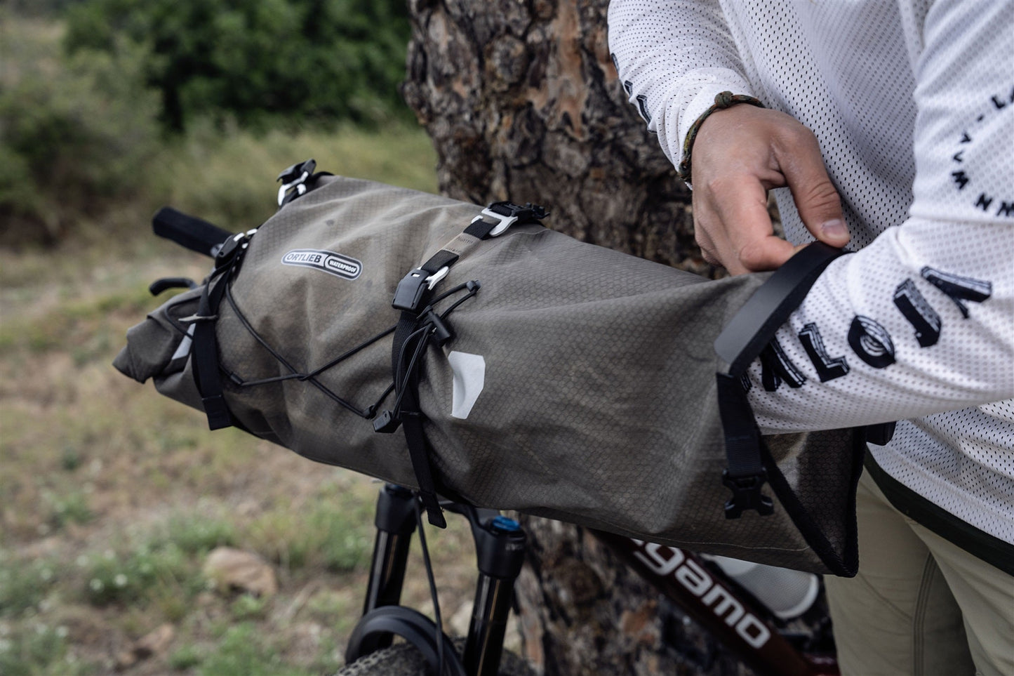 Handlebar Flex – sacoche de guidon roll‑top Black matt