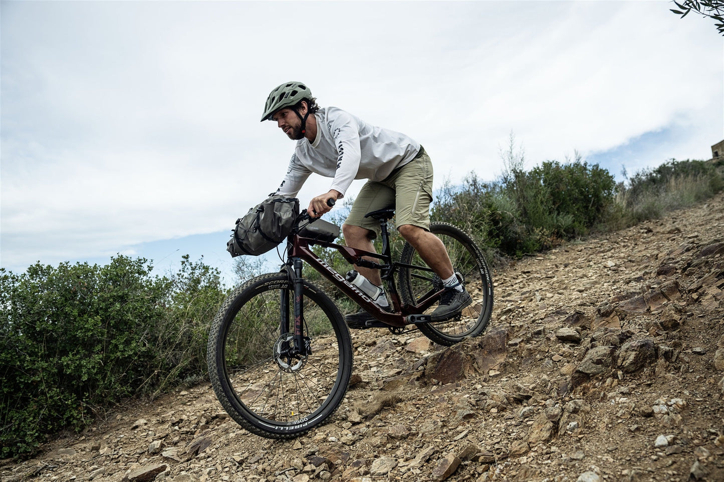 Handlebar Flex – sacoche de guidon roll‑top Black matt