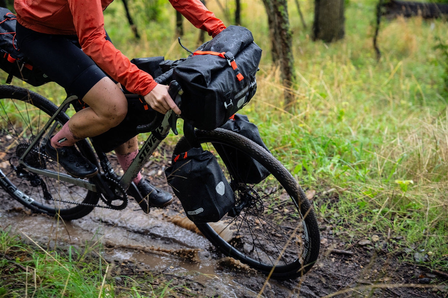Sacoche de guidon Handlebar Qr | imperméable roll‑top Black matt