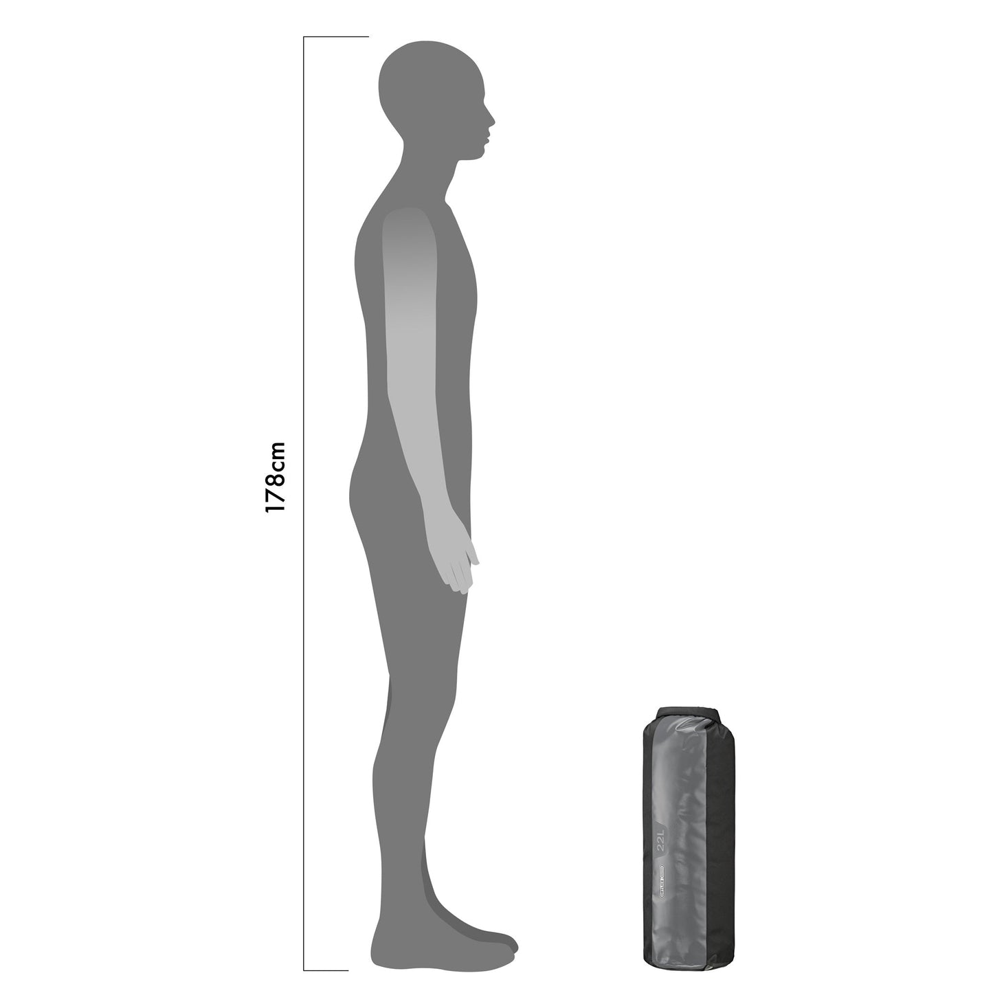 Dry Heavy sac étanche (imperméable roll‑top)