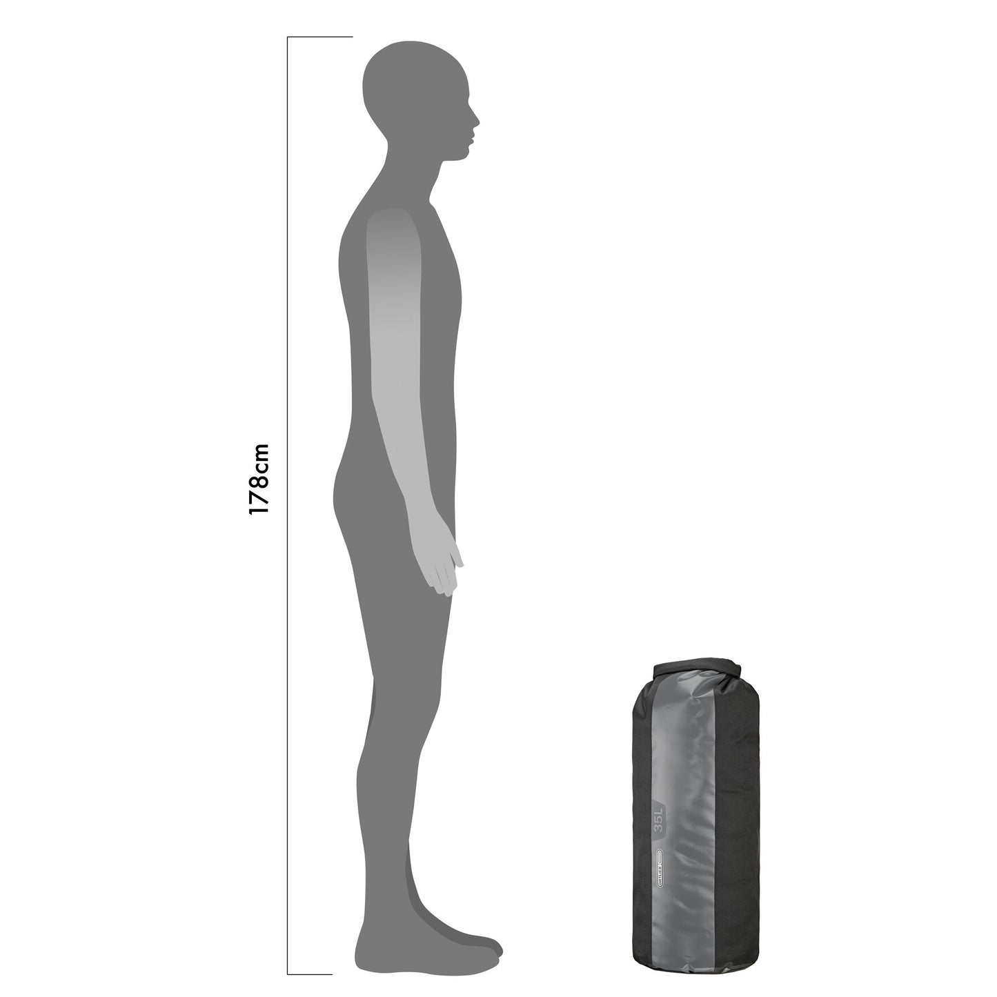 Dry Heavy sac étanche (imperméable roll‑top)