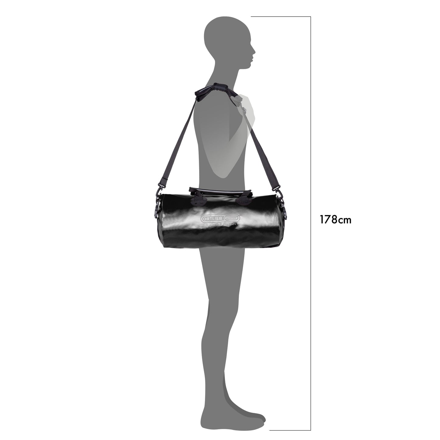 Édition imperméable roll‑top RackPack – sac Vert olive