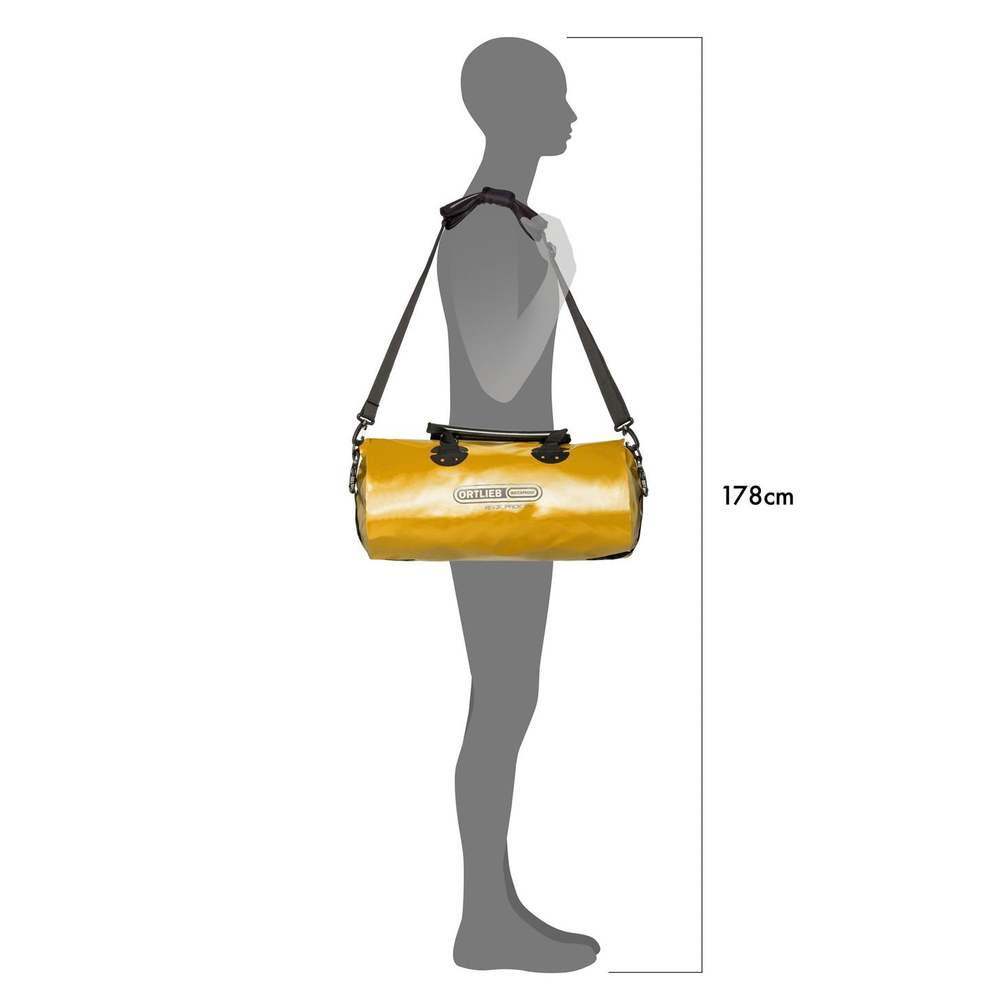 Édition imperméable roll‑top RackPack – sac Vert olive