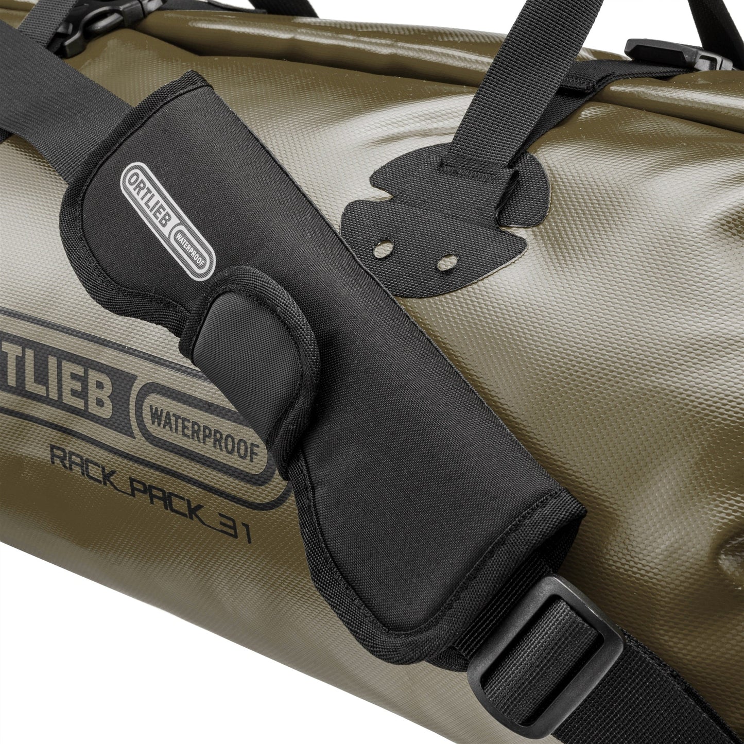 Édition imperméable roll‑top RackPack – sac Vert olive