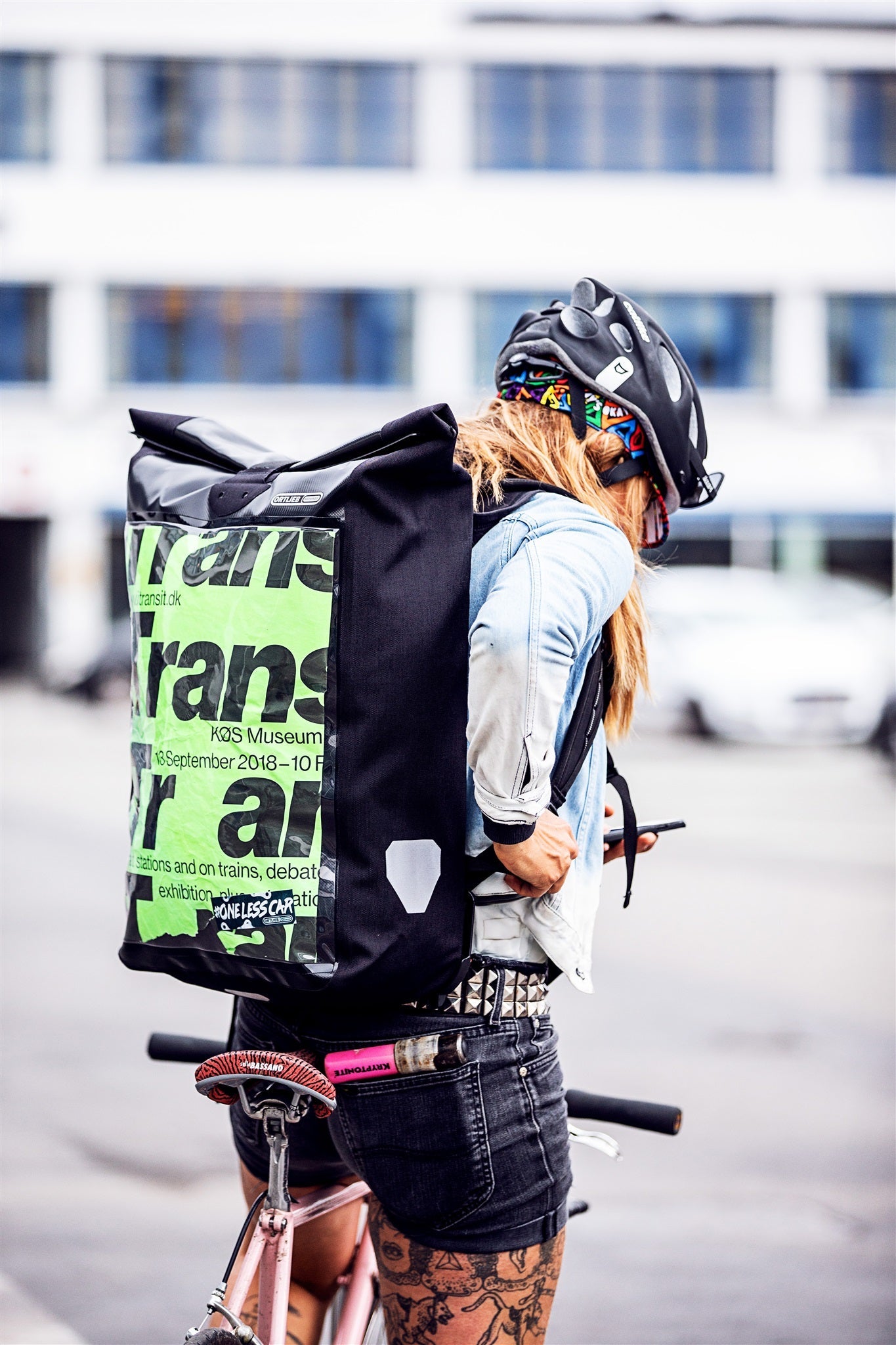 Messenger Pro : sac à dos roll‑top
