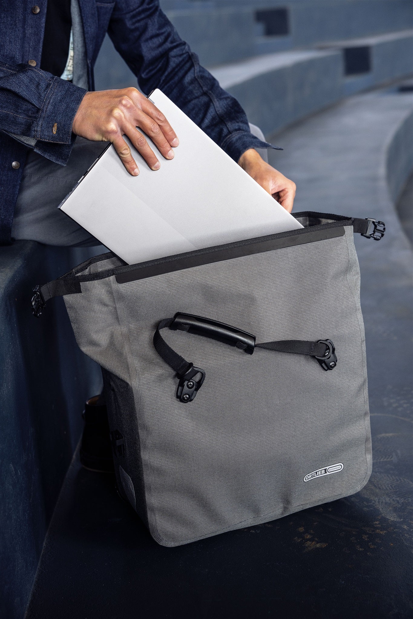 Sacoche de porte-bagages Office | imperméable QL3.1 QL2.1 roll‑top