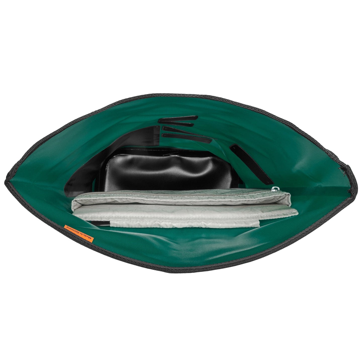 Commuter Daypack – sac à dos imperméable roll‑top urbain Atlantis green