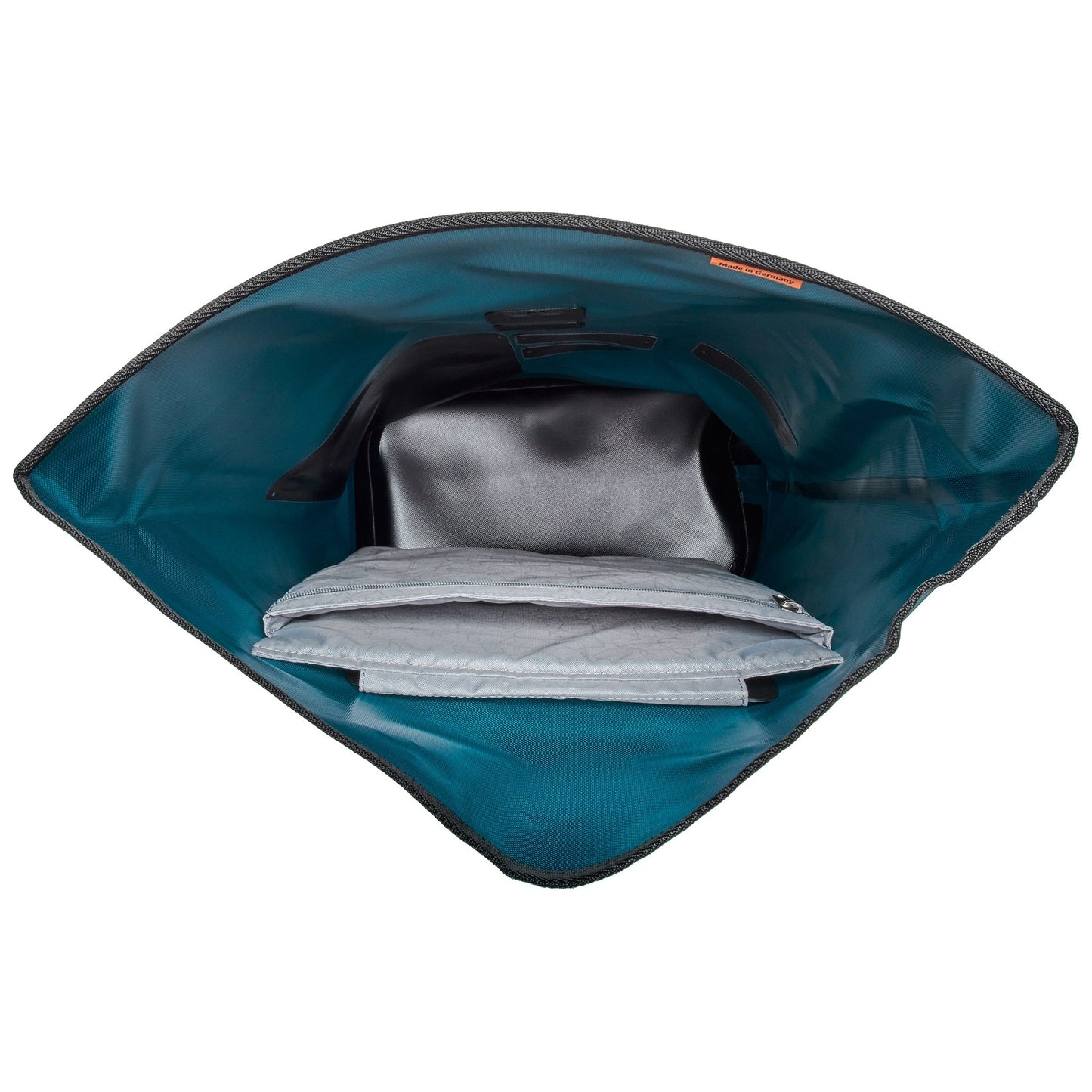 Commuter Daypack – sac à dos imperméable roll‑top urbain Atlantis green