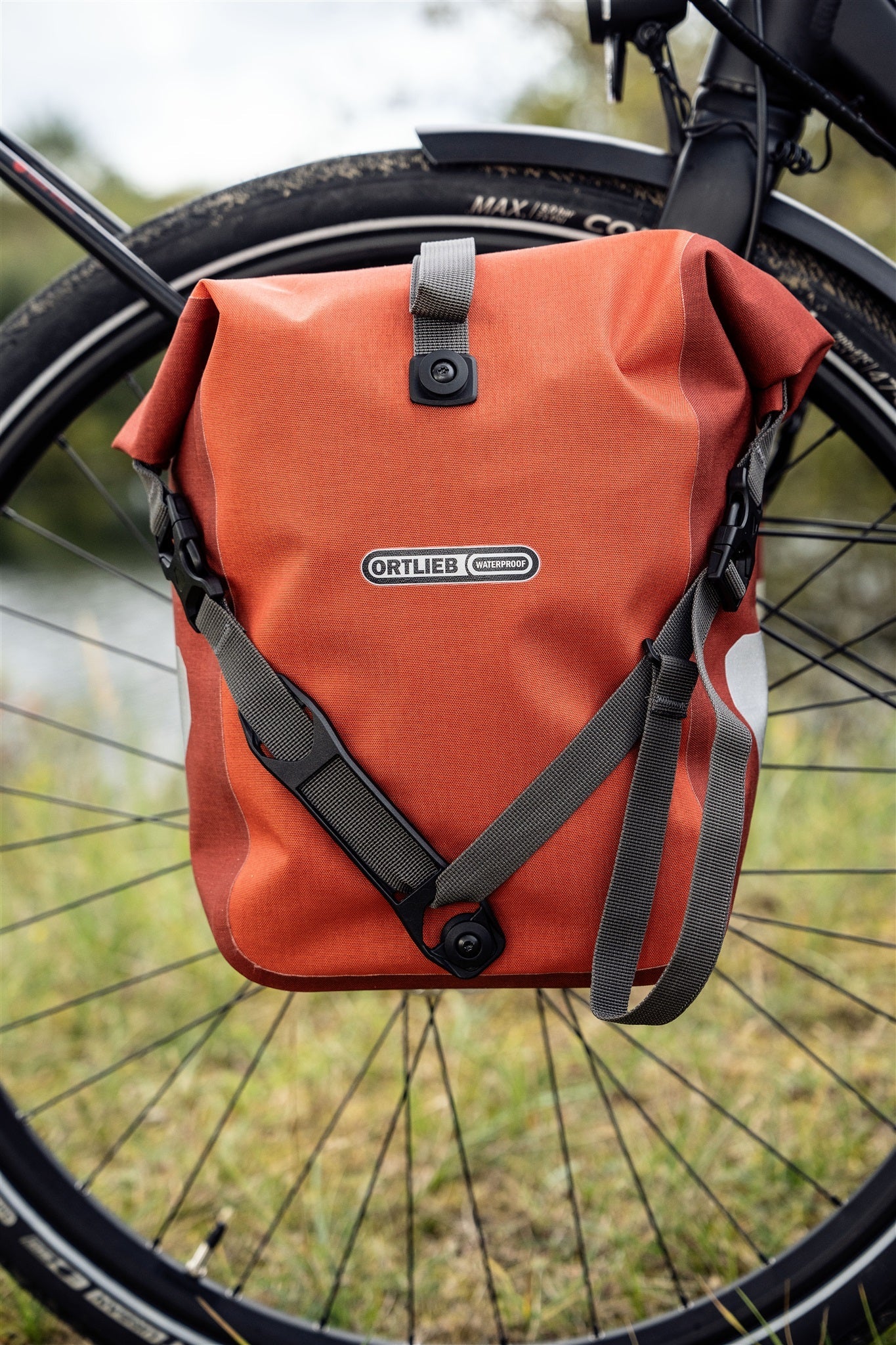 SportRoll : sacoche de porte-bagages QL2.1 roll‑top – Kiwi - moss green