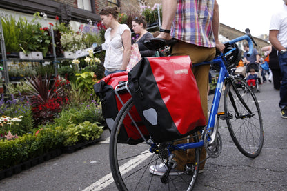 Sacoche de porte-bagages Red - black – BackRoll QL2.1 roll‑top