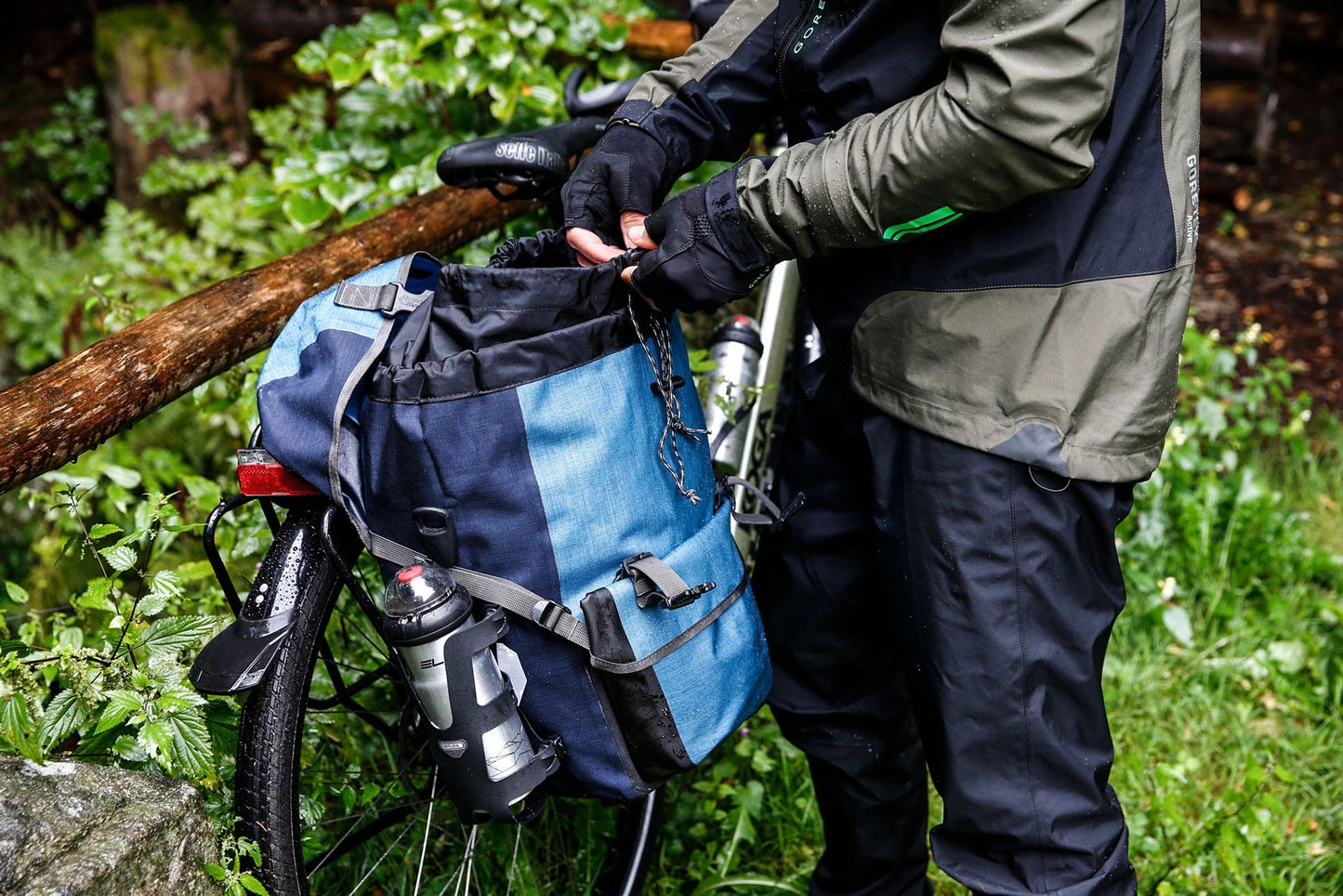 BikePacker sacoche de porte-bagages Salsa - dark chili (imperméable QL2.1)