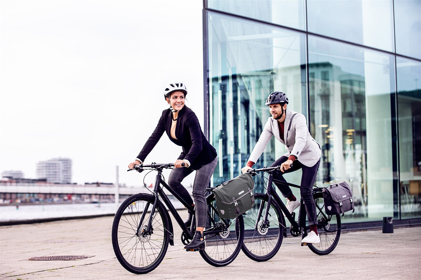 Édition imperméable QL2.1 urbain Commuter Urban – sacoche de porte-bagages Pepper