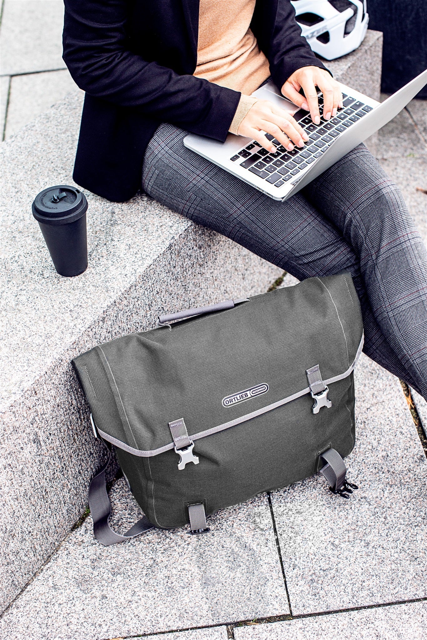 Édition imperméable QL2.1 urbain Commuter Urban – sacoche de porte-bagages Pepper