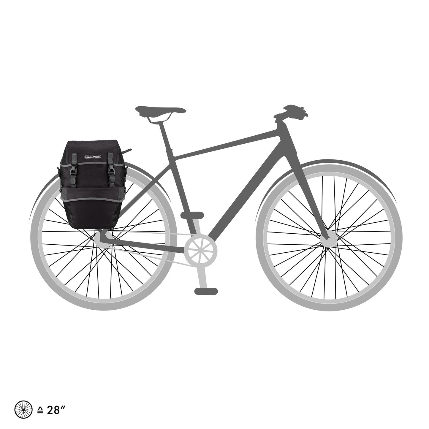 BikePacker sacoche de porte-bagages Salsa - dark chili (imperméable QL2.1)